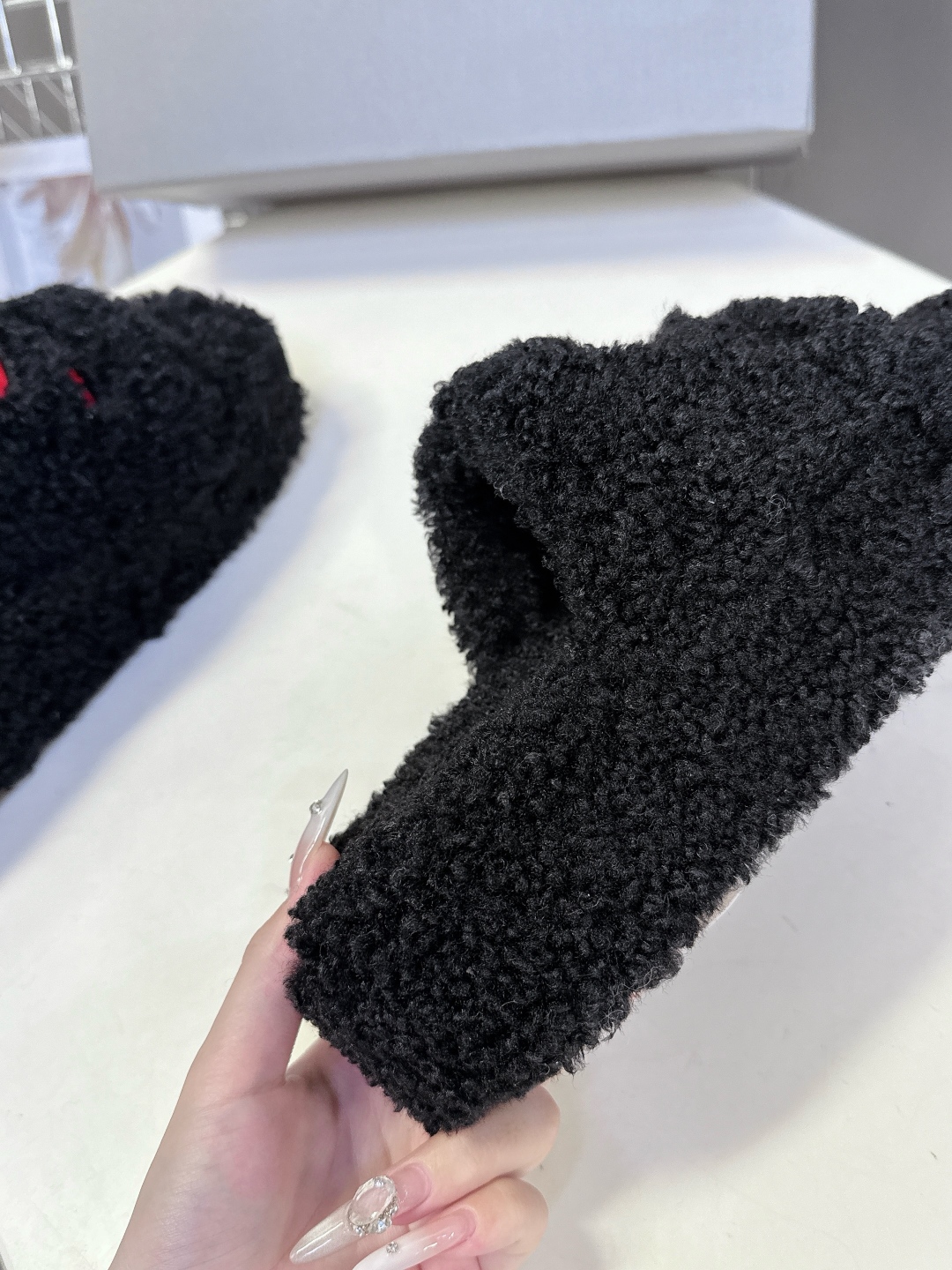 𝐁𝐀𝐋𝐄𝐍𝐂𝐈𝐀𝐆𝐀｜𝐒𝐒 𝐧𝐞𝐰 Balenciaga巴黎世家 新款情侣棉拖爱心刺绣斜纹磨毛棉布面拖鞋