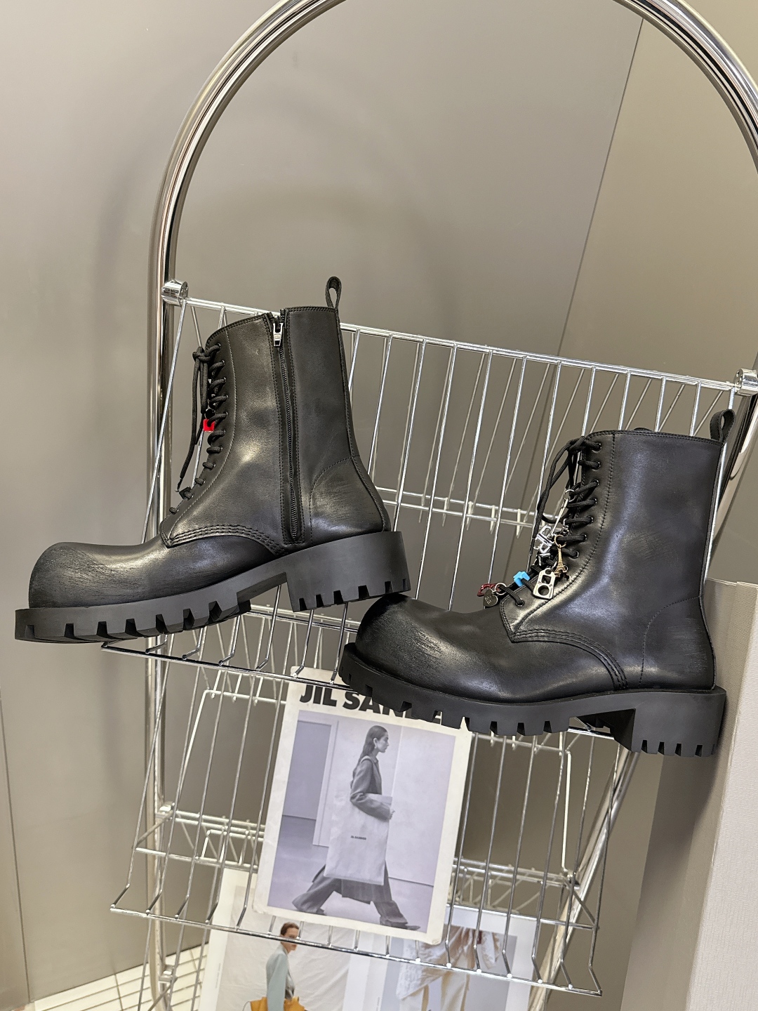 男装➕20 巴黎世家Balenciaga秋冬最新挂件情侣款大头皮鞋 专柜正品购入 细节完美复刻 巴家就一