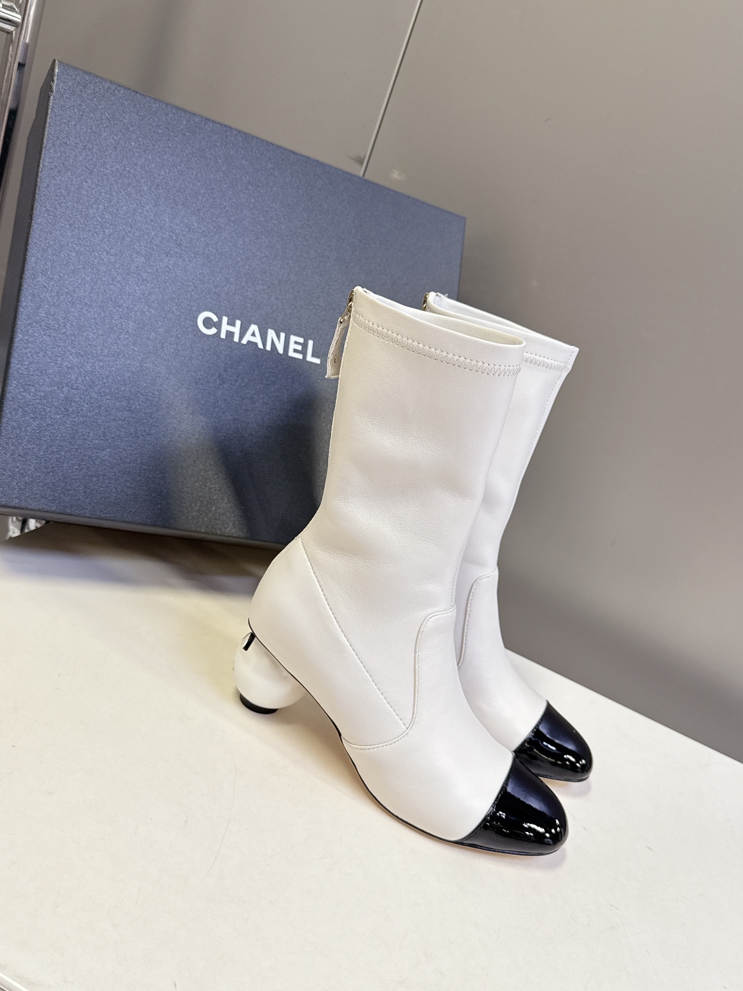 CHANEL香奈儿25K秋冬最新走秀款弹力靴小红书力推款 怎么搭配都好看 时髦精必备 香奈儿女士钟爱简约