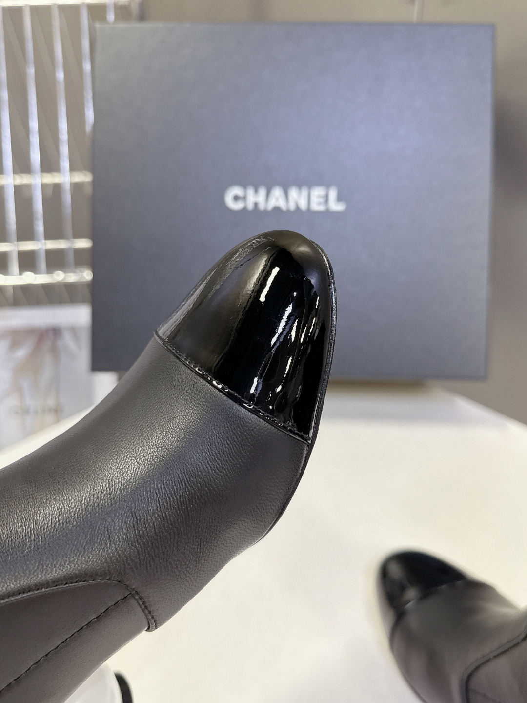 CHANEL香奈儿25K秋冬最新走秀款弹力靴小红书力推款 怎么搭配都好看 时髦精必备 香奈儿女士钟爱简约