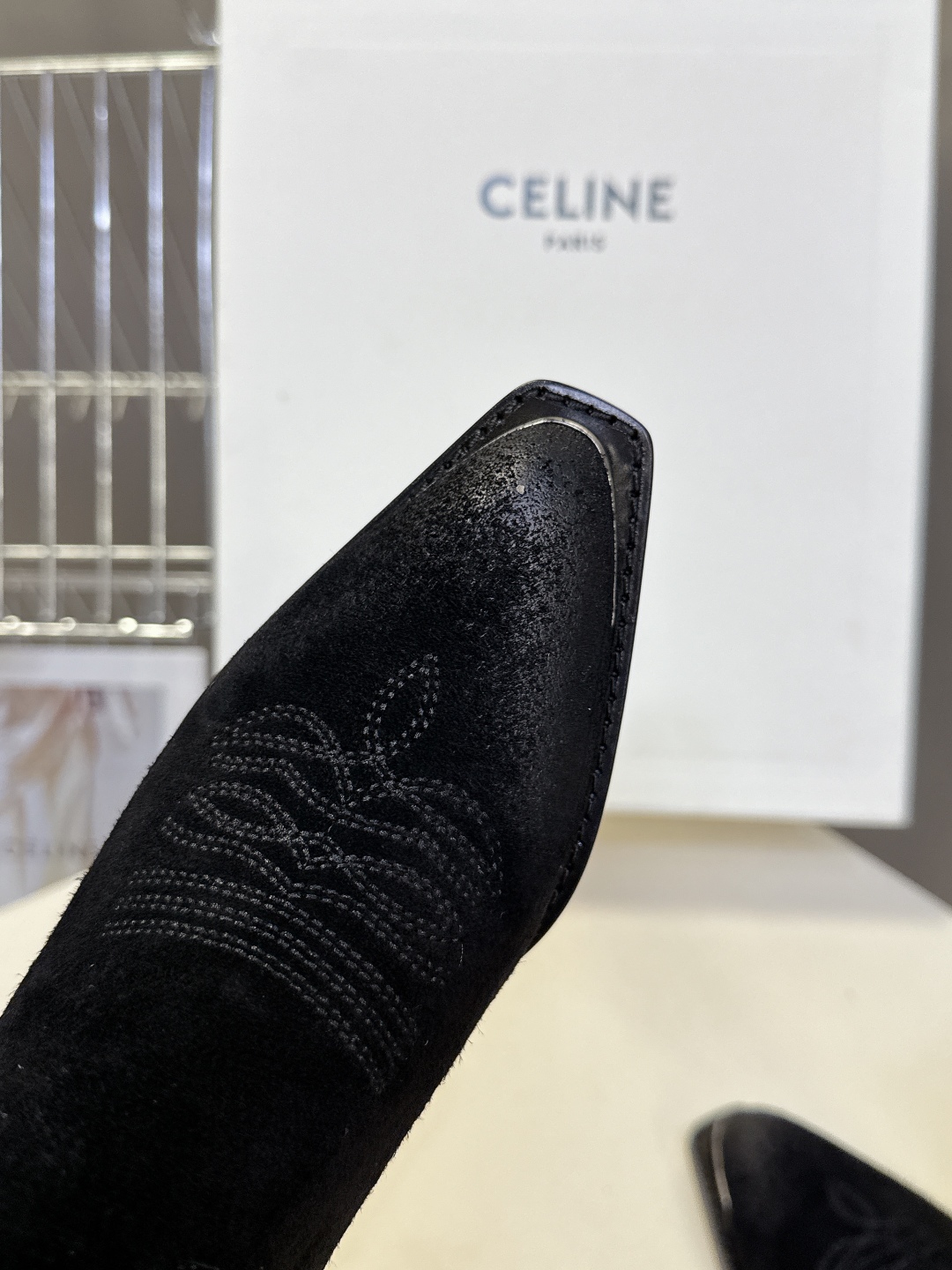 CELINE思琳专柜秋冬最新款复古时装短靴 超多明星时尚博主同款 早秋力推单品！复古欧美风格 炸街必备单