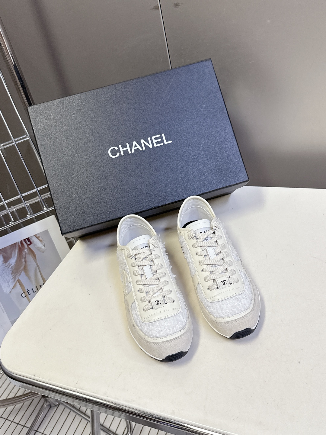 CHANEL香奈儿25K最新款休闲鞋运动鞋 最近真的🔥火出圈啦 一上脚就被惊艳到了 舒适度简直绝了 非常