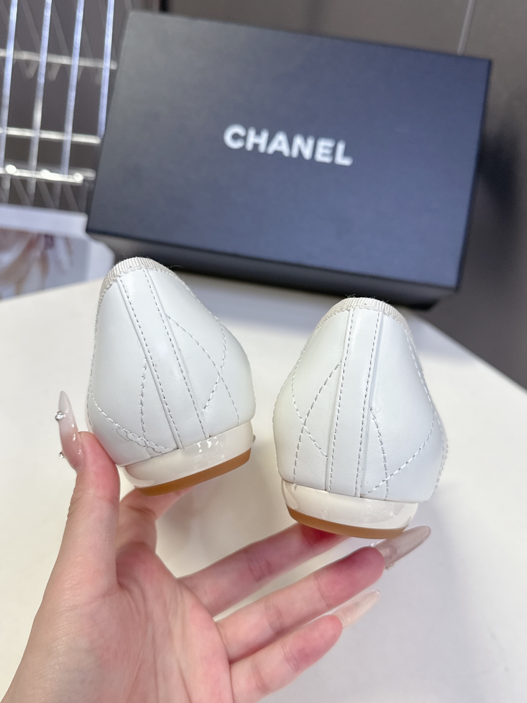 CHANEL香奈儿最新款中古康鹏芭蕾舞鞋 超多明星名媛上脚 这款芭蕾舞单鞋第一眼看上就被种草了根据天气变
