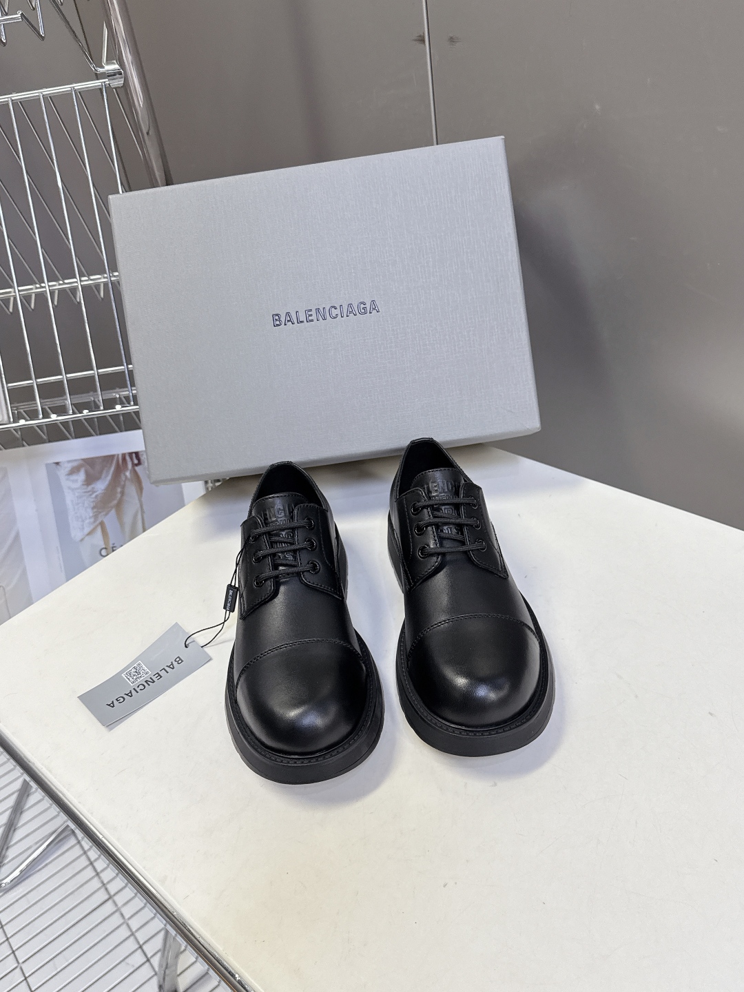 男装➕10 BALENCIAGA巴黎世家最新款皮鞋 马丁靴 百位ins博主网红推荐 经典永不过时 机车风