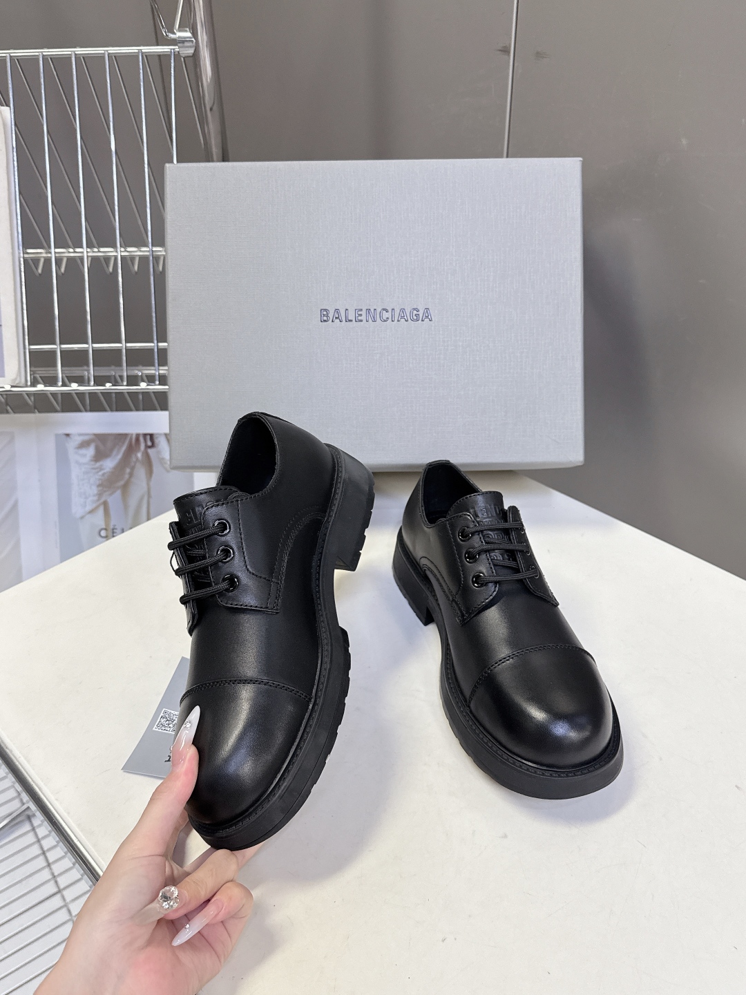 男装➕10 BALENCIAGA巴黎世家最新款皮鞋 马丁靴 百位ins博主网红推荐 经典永不过时 机车风