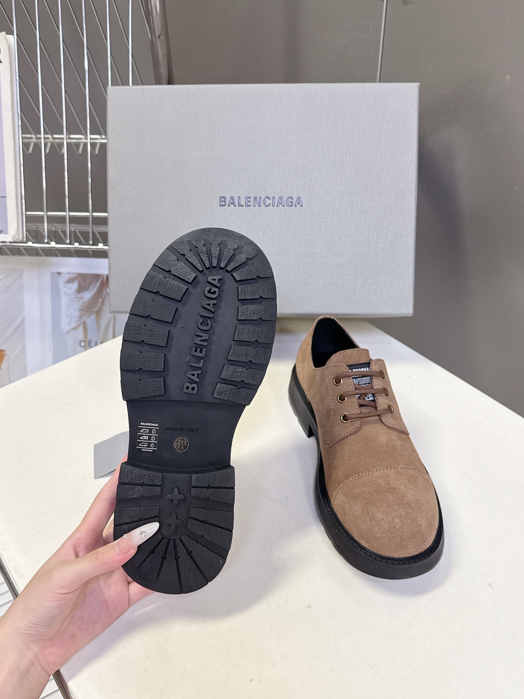 男装➕10 BALENCIAGA巴黎世家最新款皮鞋 马丁靴 百位ins博主网红推荐 经典永不过时 机车风