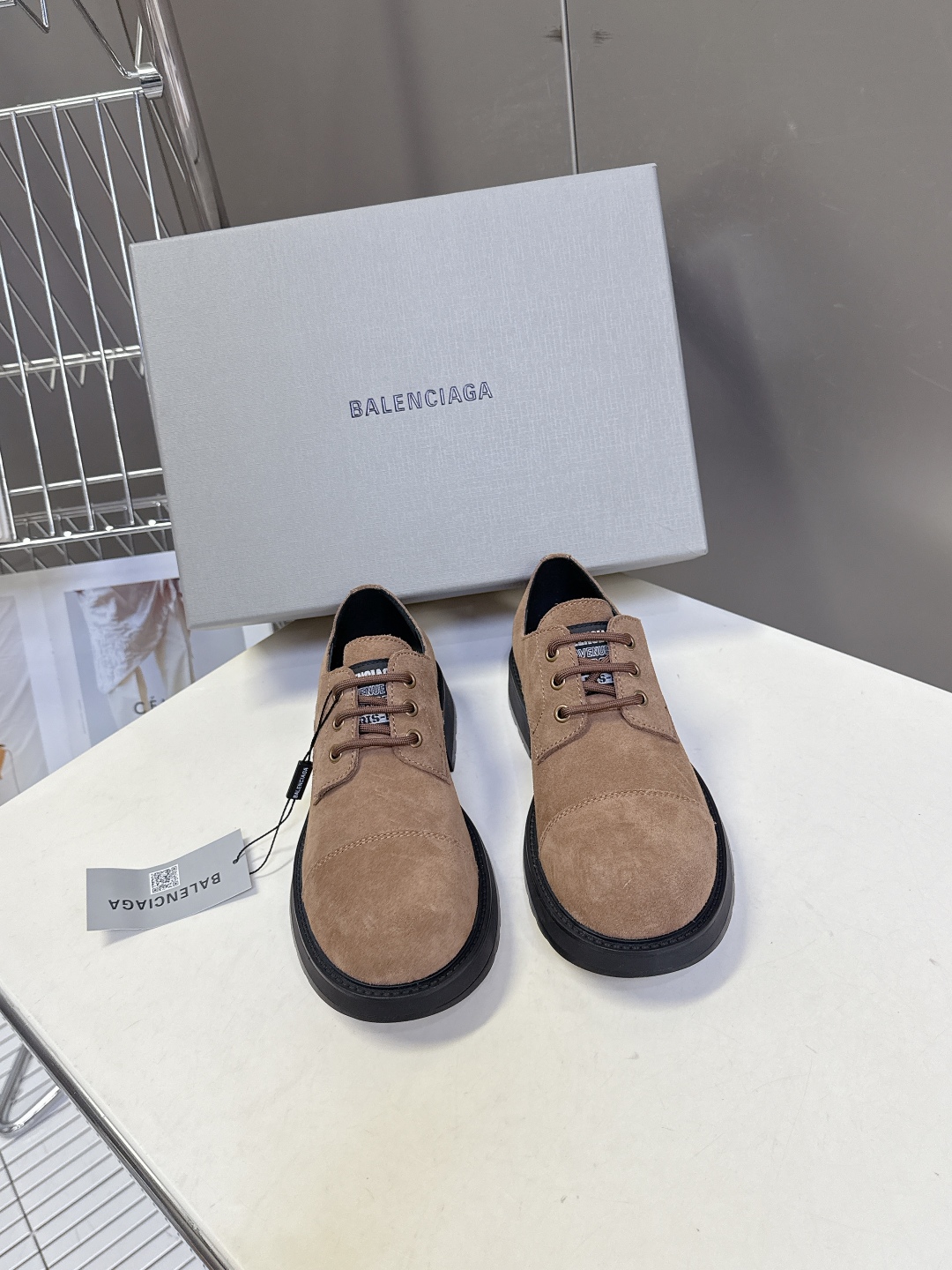 男装➕10 BALENCIAGA巴黎世家最新款皮鞋 马丁靴 百位ins博主网红推荐 经典永不过时 机车风
