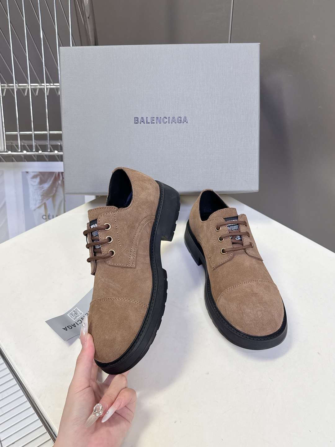 男装➕10 BALENCIAGA巴黎世家最新款皮鞋 马丁靴 百位ins博主网红推荐 经典永不过时 机车风