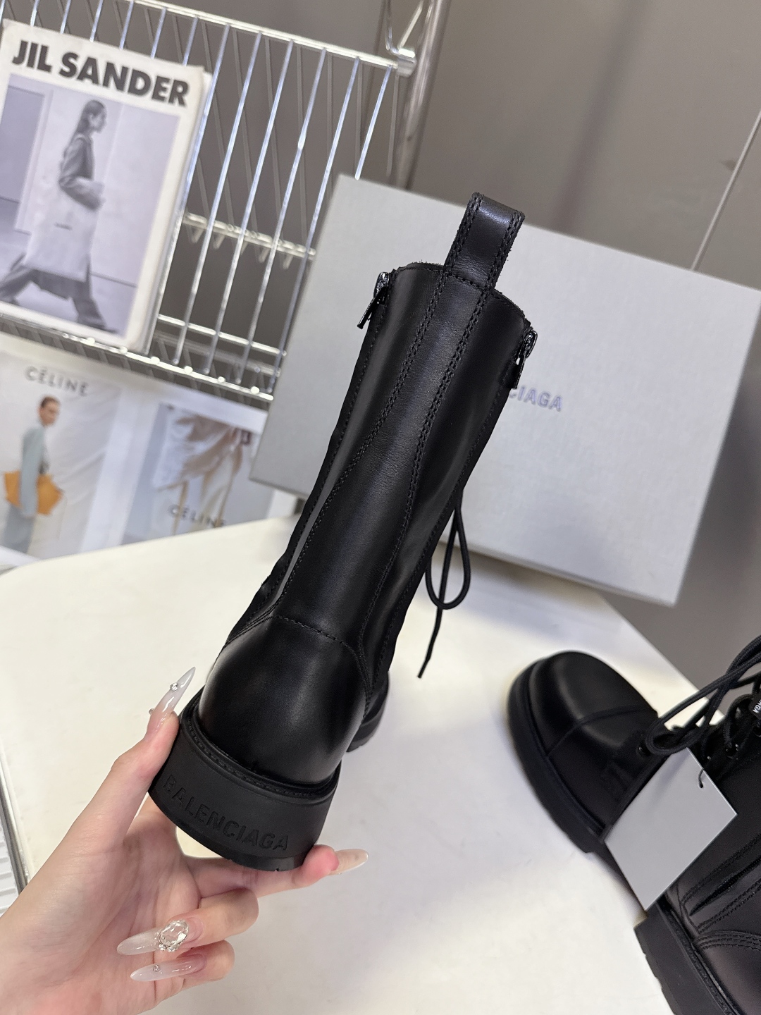 男装➕10 BALENCIAGA巴黎世家最新款皮鞋 马丁靴 百位ins博主网红推荐 经典永不过时 机车风