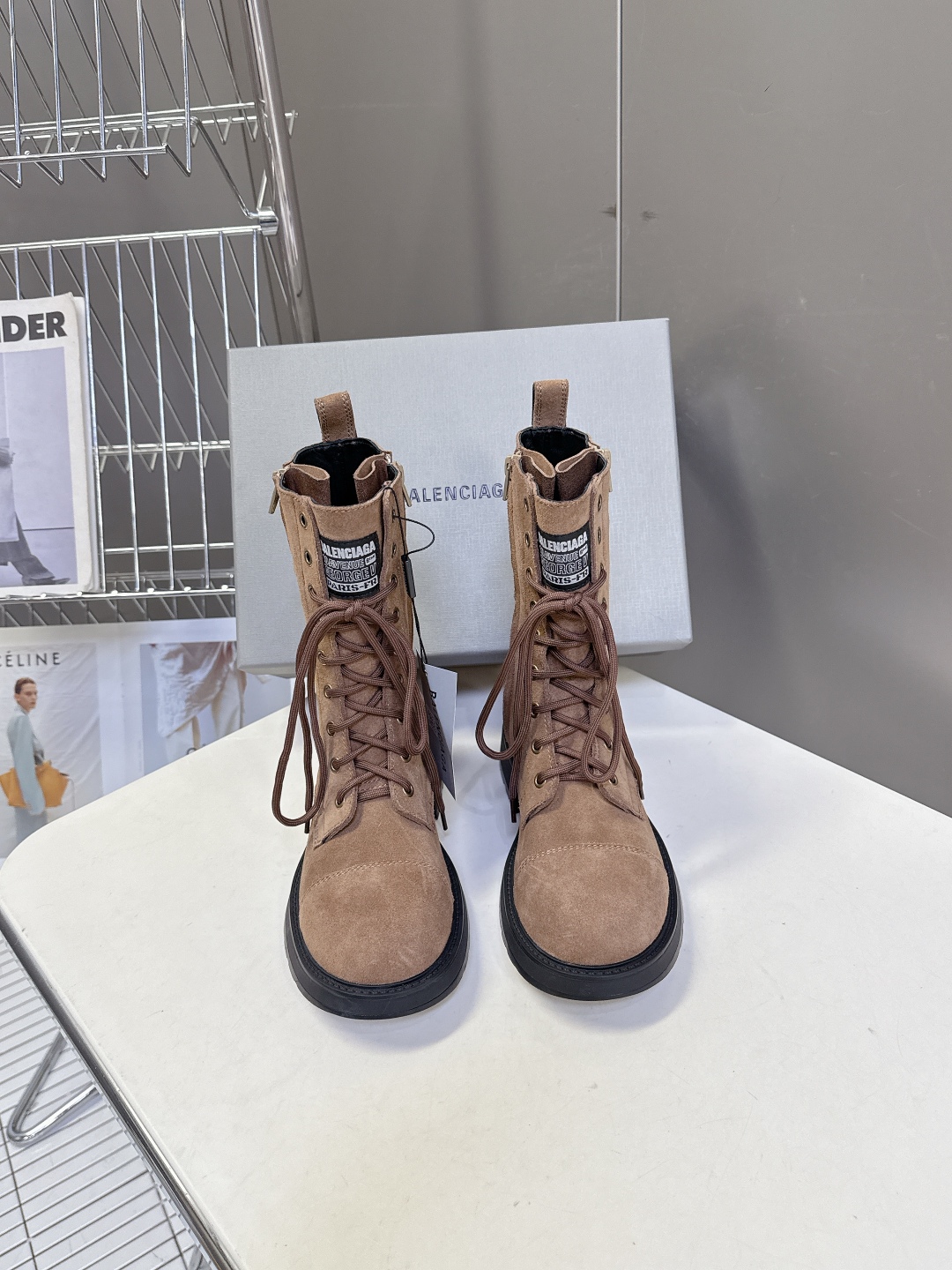 男装➕10 BALENCIAGA巴黎世家最新款皮鞋 马丁靴 百位ins博主网红推荐 经典永不过时 机车风