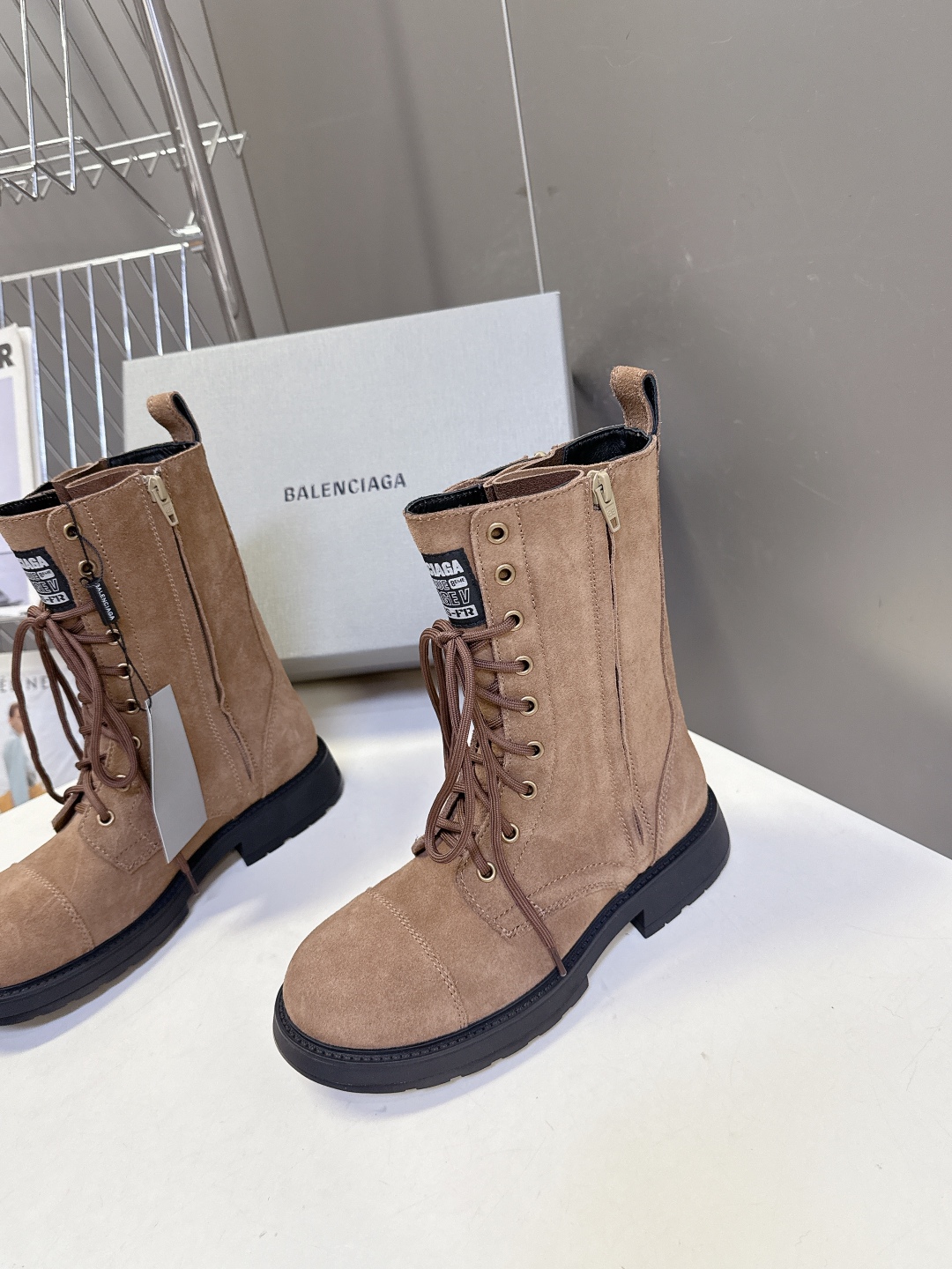 男装➕10 BALENCIAGA巴黎世家最新款皮鞋 马丁靴 百位ins博主网红推荐 经典永不过时 机车风