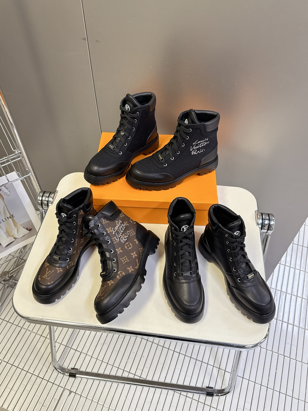 Women's Designer Ankle Boots - Lace-Up Style, Premium Leather, Comfortable Fit