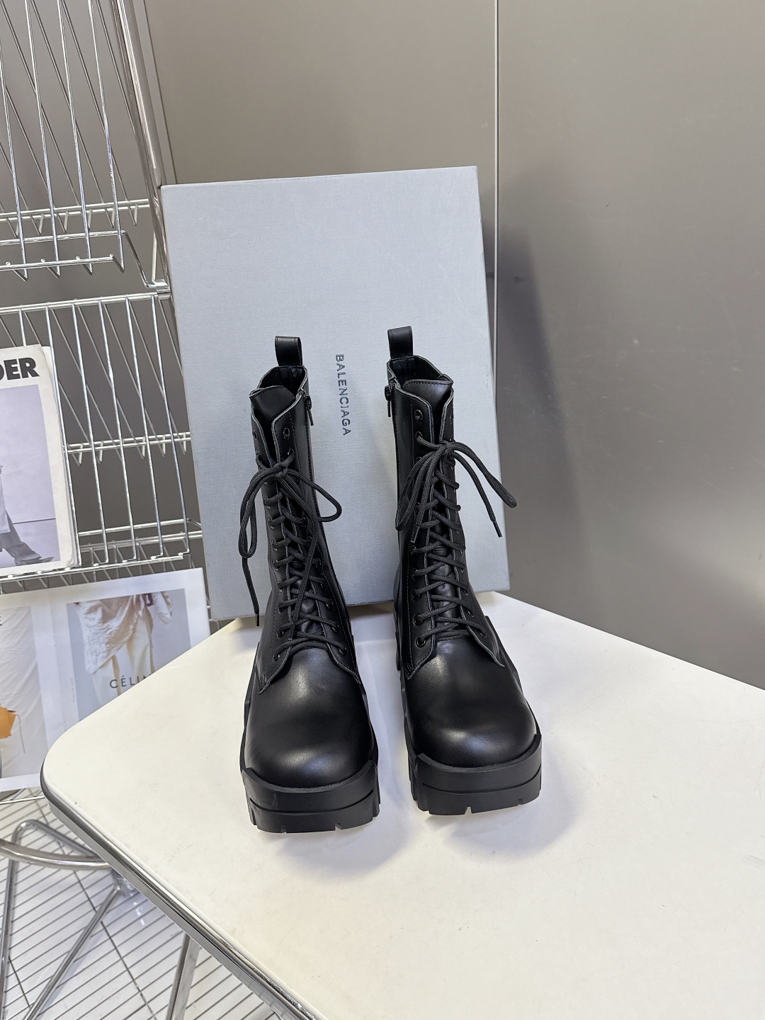 BALENCIAGA 巴黎世家Bulldozer Boots推土机系列超多明星网红种草 原版复刻版本 细