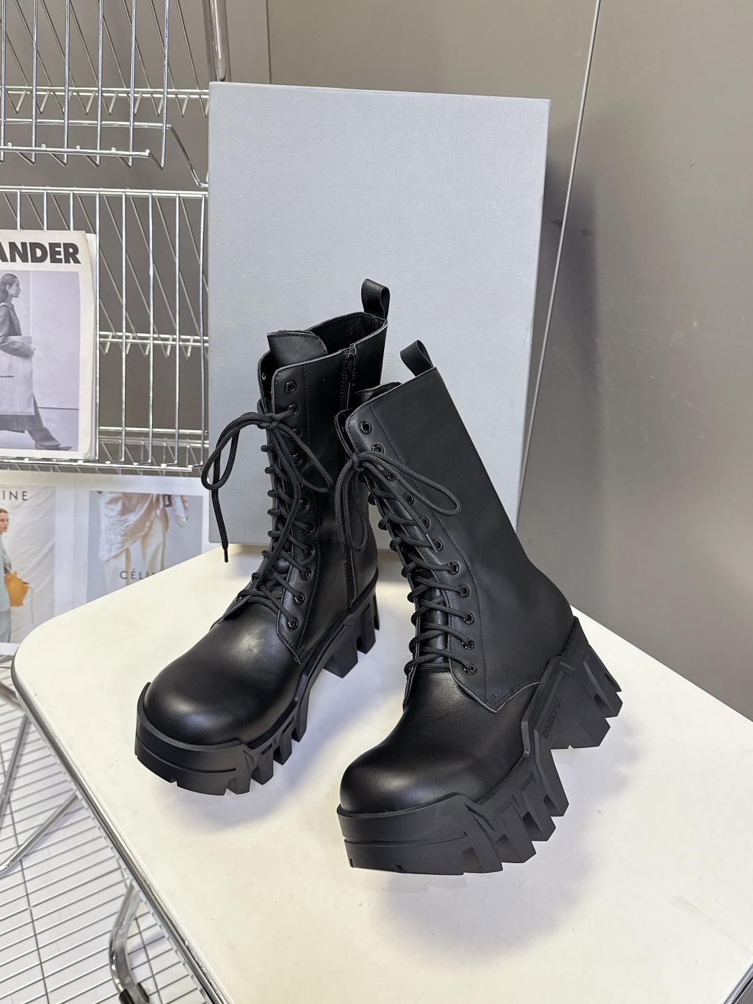BALENCIAGA 巴黎世家Bulldozer Boots推土机系列超多明星网红种草 原版复刻版本 细