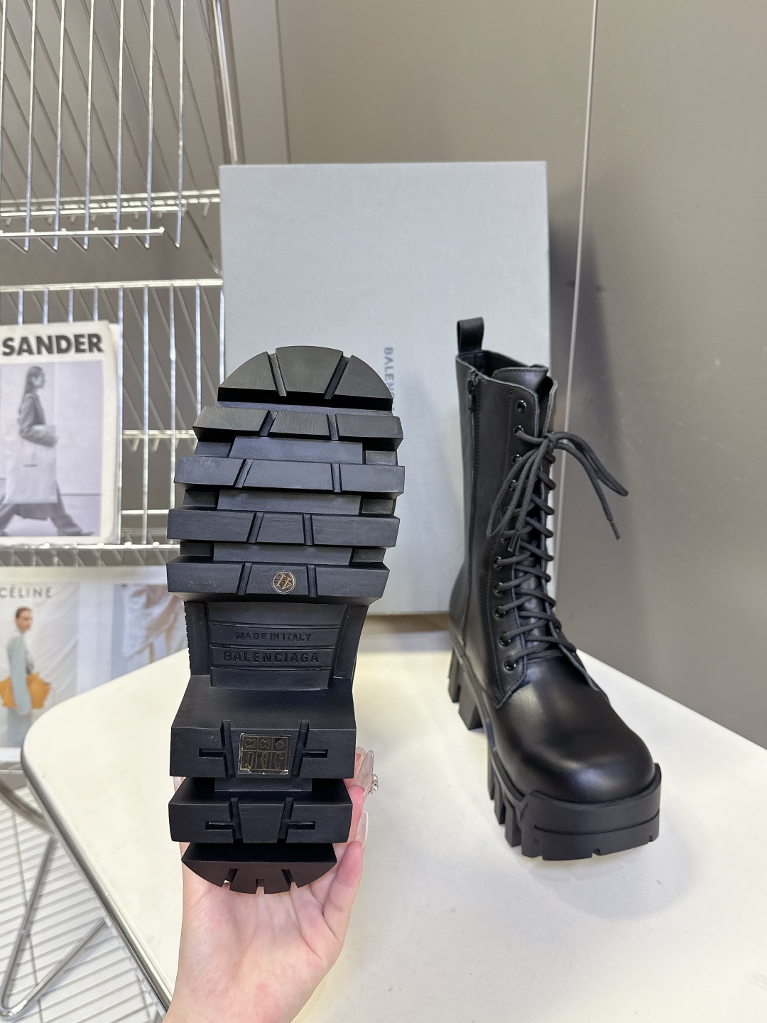 BALENCIAGA 巴黎世家Bulldozer Boots推土机系列超多明星网红种草 原版复刻版本 细