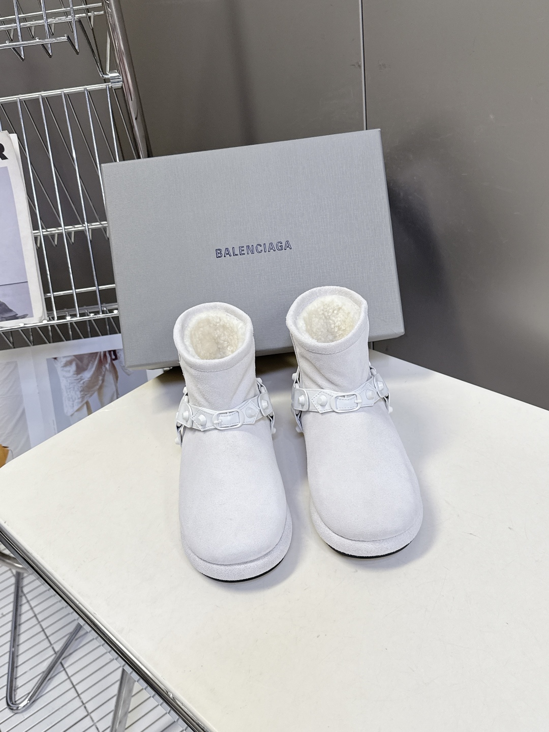 BALENCIAGA巴黎世家秋冬最新款滑雪系列 雪地靴 超多明星网红种草 细节完美复刻 设计师推出探索时