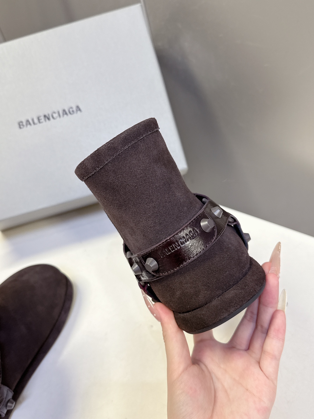BALENCIAGA巴黎世家秋冬最新款滑雪系列 雪地靴 超多明星网红种草 细节完美复刻 设计师推出探索时
