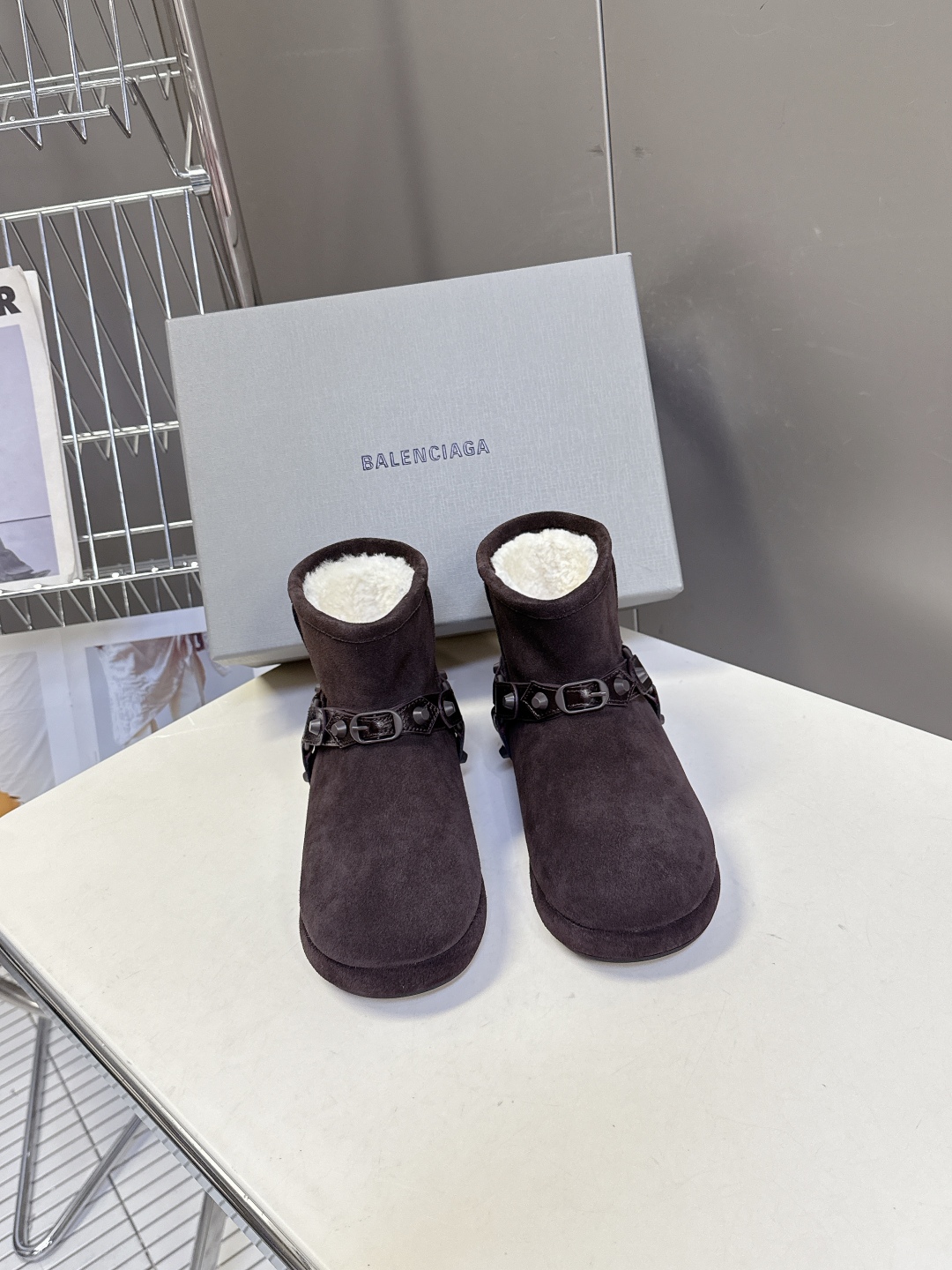 BALENCIAGA巴黎世家秋冬最新款滑雪系列 雪地靴 超多明星网红种草 细节完美复刻 设计师推出探索时