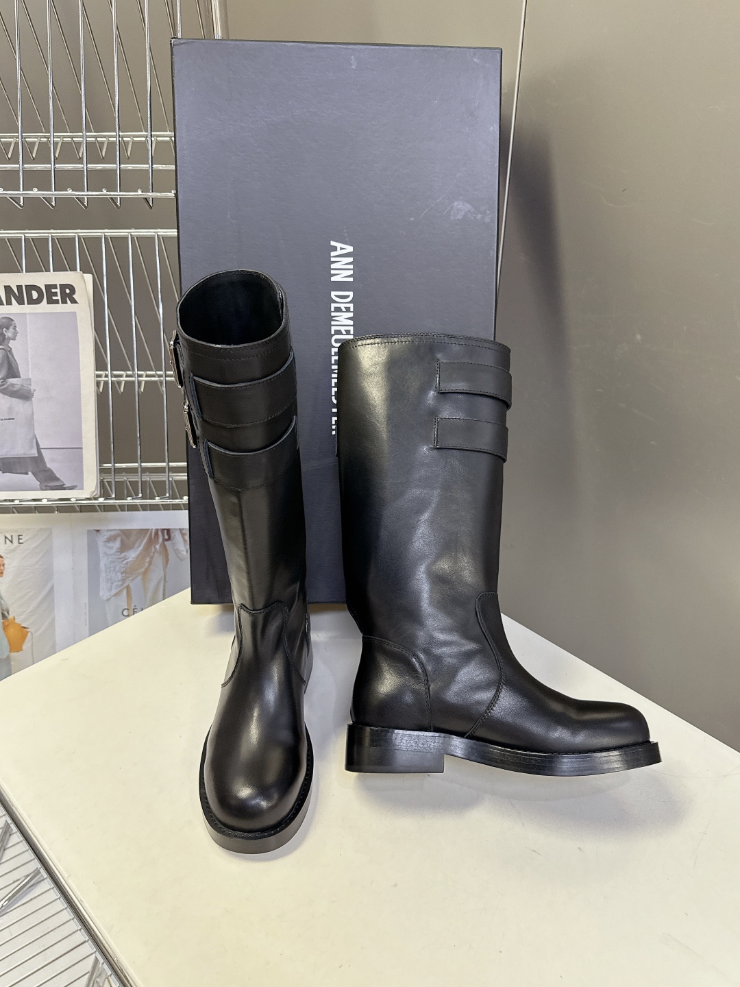 Ann Demeulemeester 秋冬最新款 骑士靴 超多明星网红种草 原版一比一完美复刻 Ann 