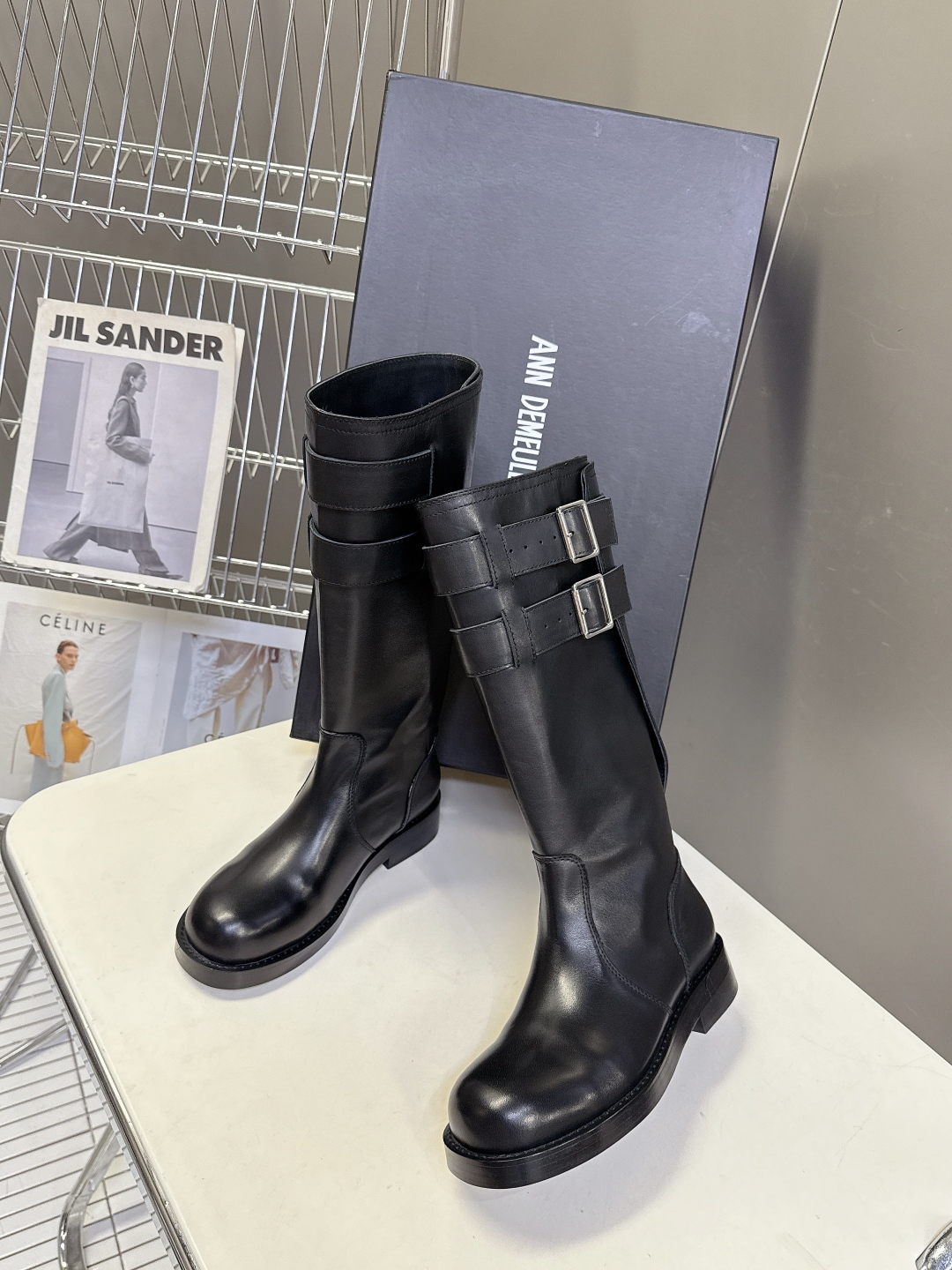Ann Demeulemeester 秋冬最新款 骑士靴 超多明星网红种草 原版一比一完美复刻 Ann 