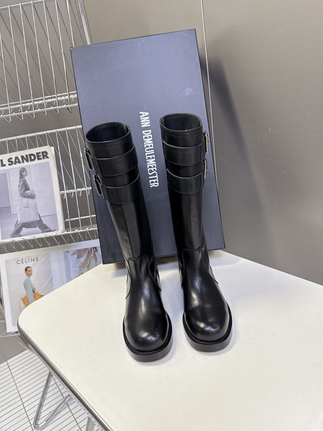 Ann Demeulemeester 秋冬最新款 骑士靴 超多明星网红种草 原版一比一完美复刻 Ann 