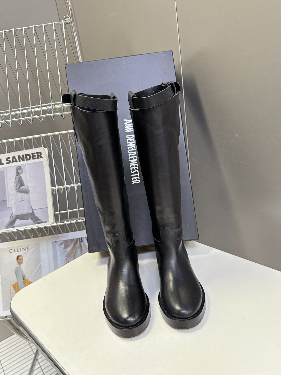 Ann Demeulemeester 秋冬最新款 骑士靴 超多明星网红种草 原版一比一完美复刻 Ann 