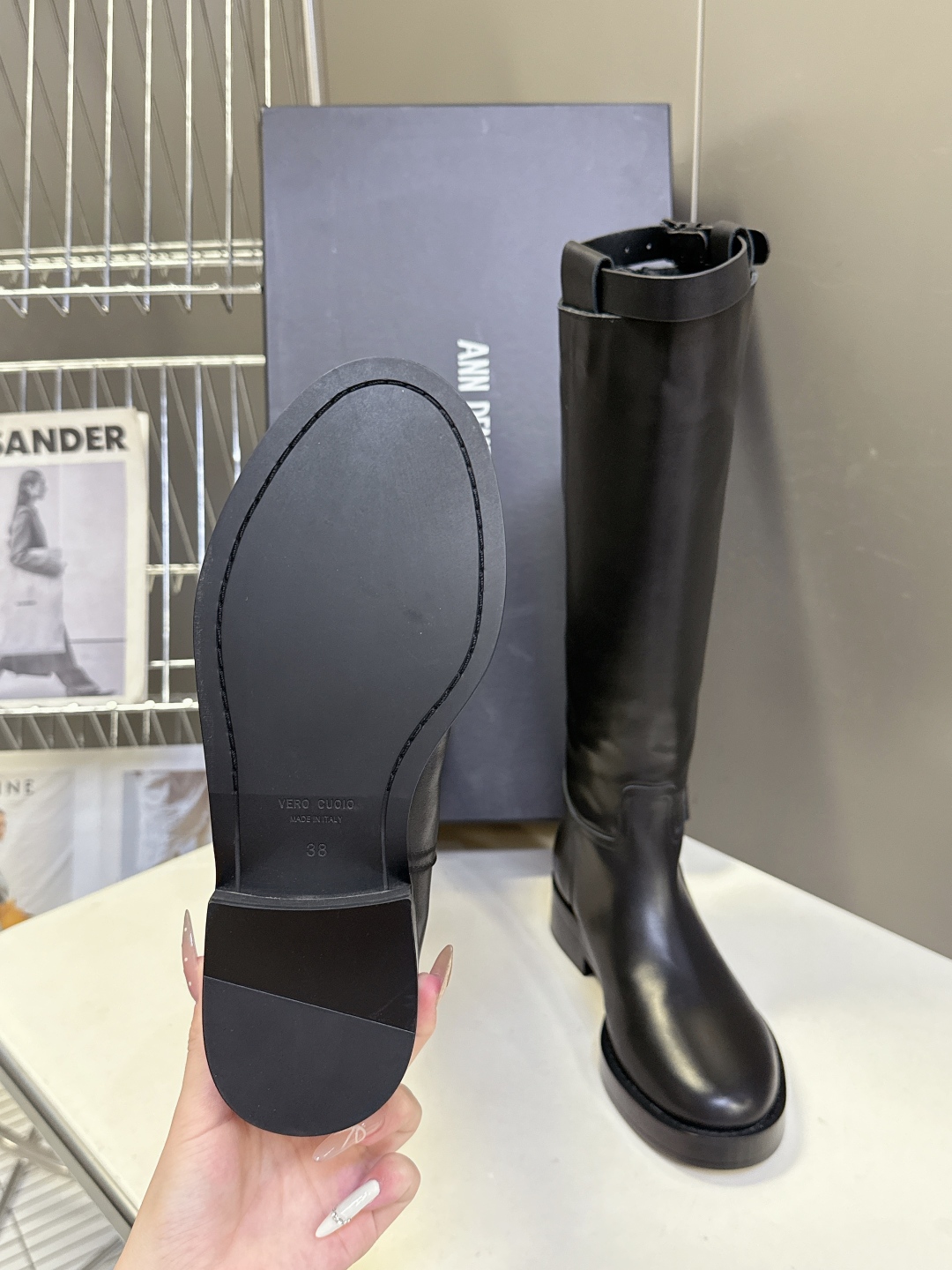Ann Demeulemeester 秋冬最新款 骑士靴 超多明星网红种草 原版一比一完美复刻 Ann 