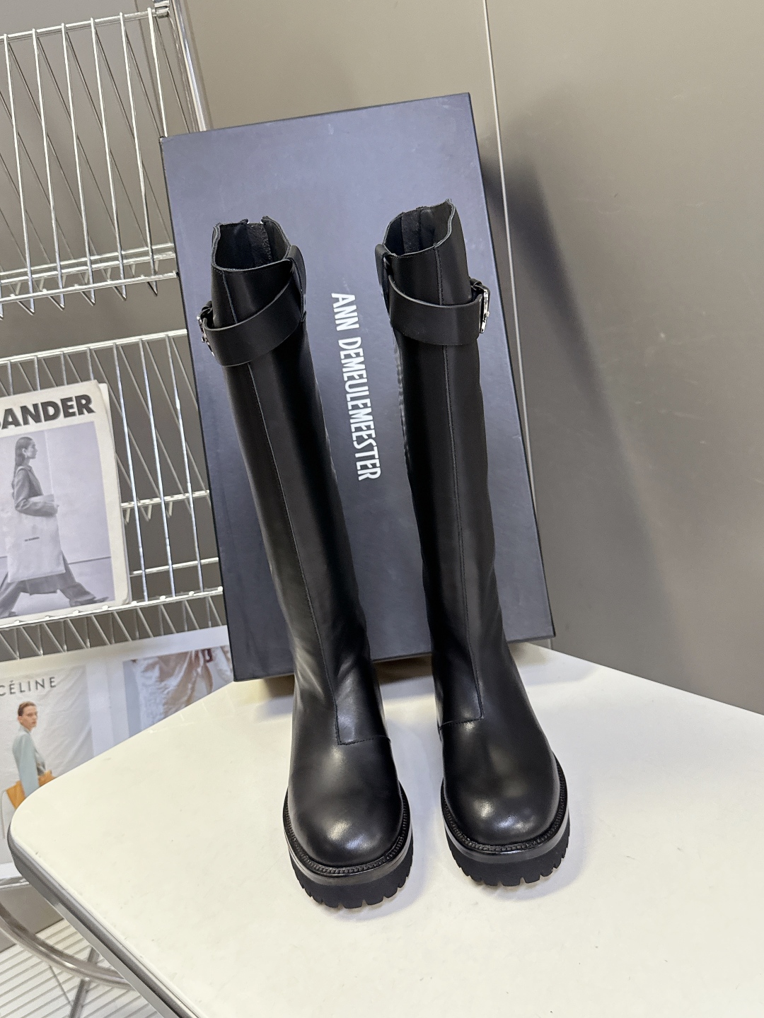 Ann Demeulemeester 秋冬最新款 骑士靴 超多明星网红种草 原版一比一完美复刻 Ann 