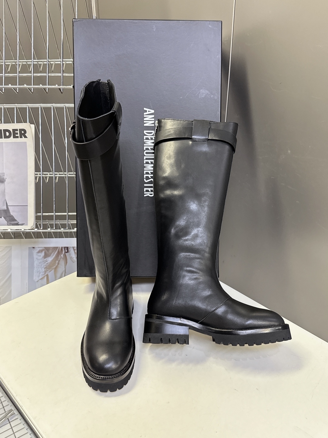Ann Demeulemeester 秋冬最新款 骑士靴 超多明星网红种草 原版一比一完美复刻 Ann 