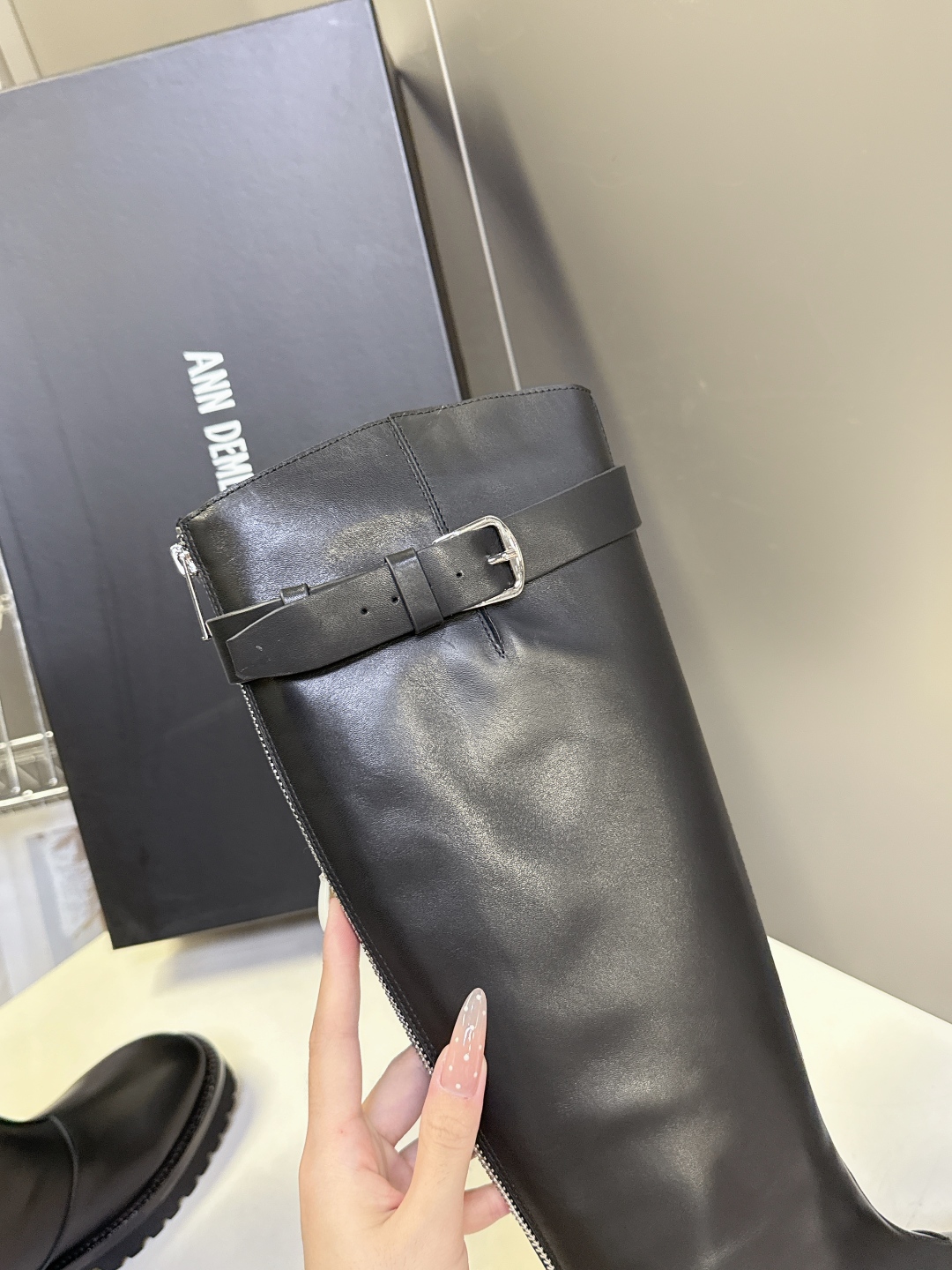Ann Demeulemeester 秋冬最新款 骑士靴 超多明星网红种草 原版一比一完美复刻 Ann 