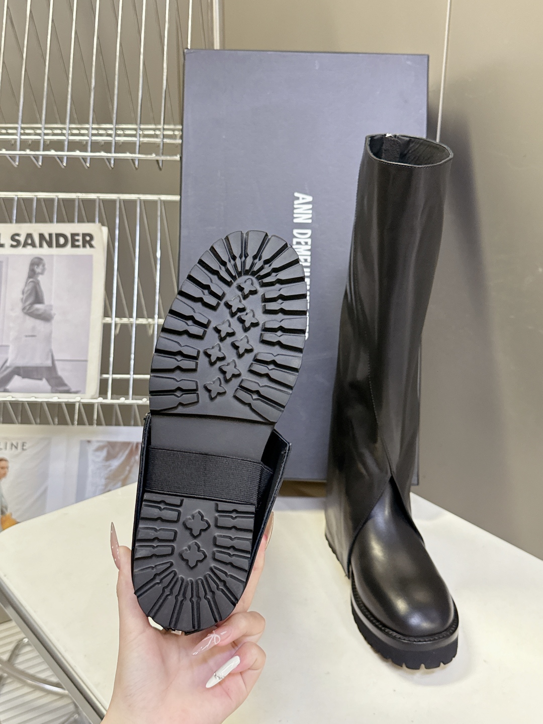 Ann Demeulemeester 秋冬最新款 骑士靴 超多明星网红种草 原版一比一完美复刻 Ann 