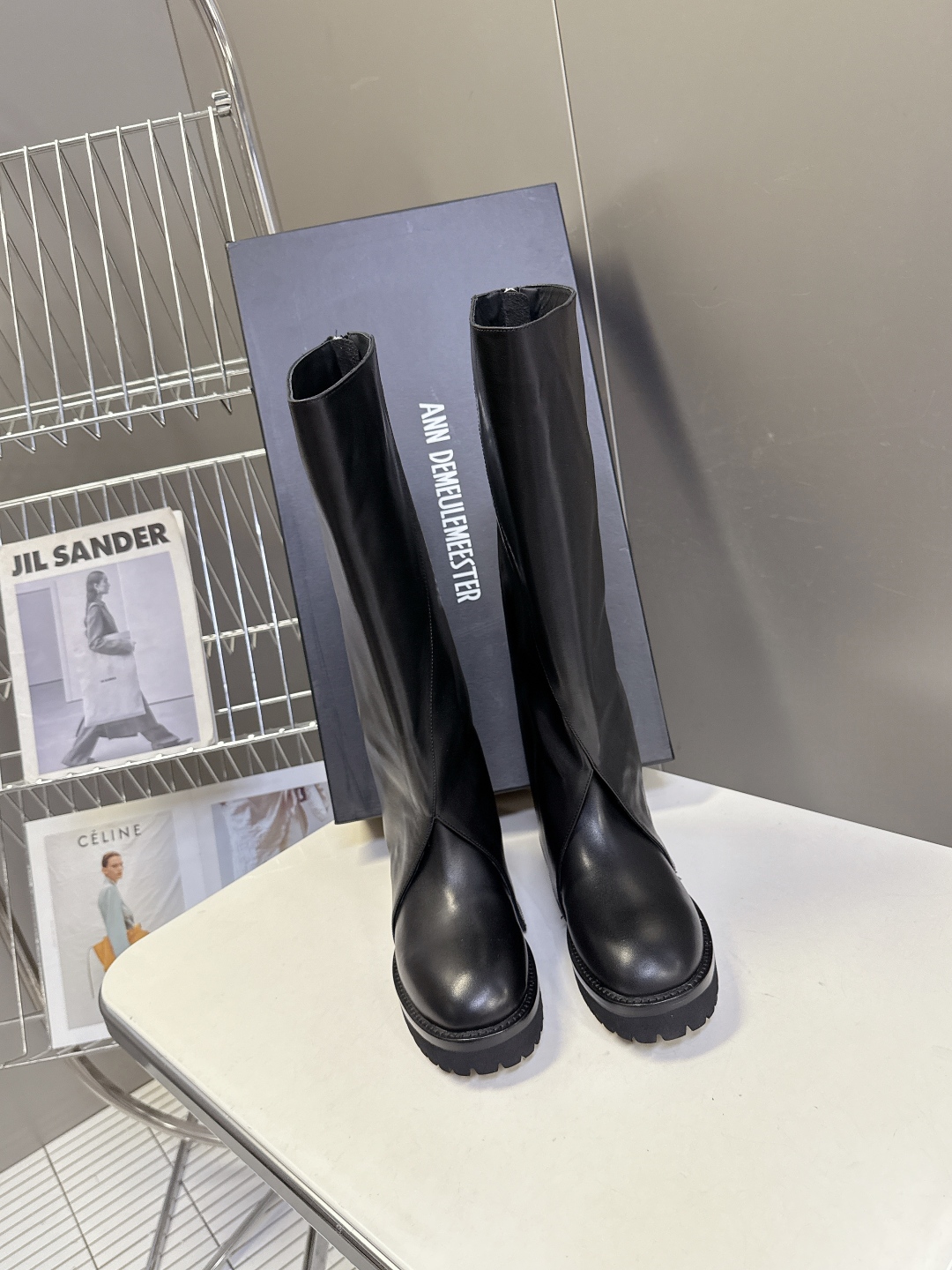 Ann Demeulemeester 秋冬最新款 骑士靴 超多明星网红种草 原版一比一完美复刻 Ann 