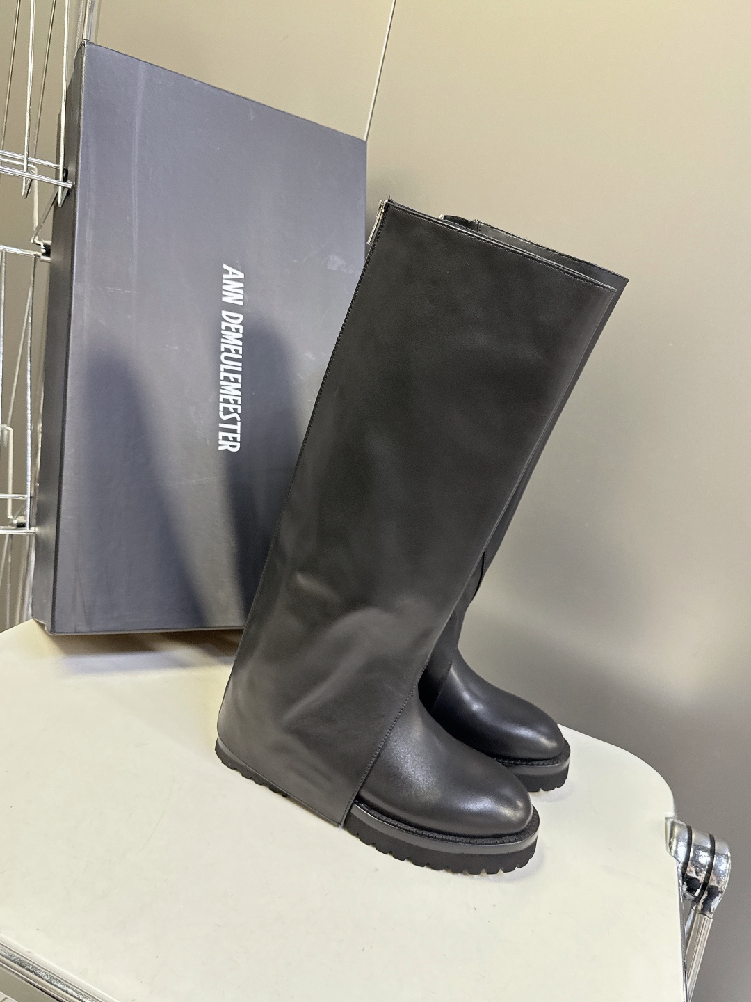 Ann Demeulemeester 秋冬最新款 骑士靴 超多明星网红种草 原版一比一完美复刻 Ann 