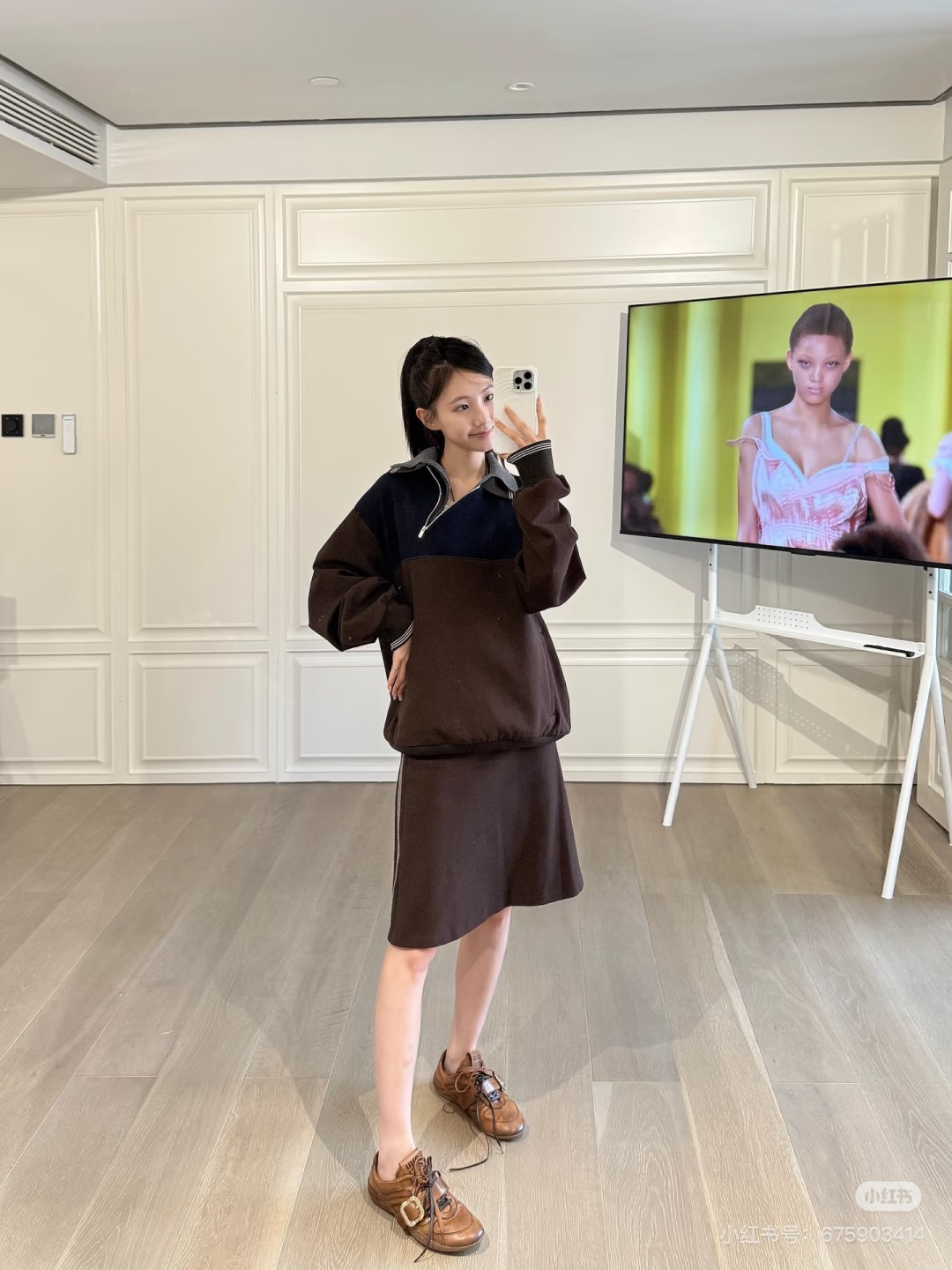 NO:594108,Super popular miu retro shoes ~, leather shoes, miumiu19860909超火的miu家复古鞋～,皮鞋,miumiu,Women's Shoes