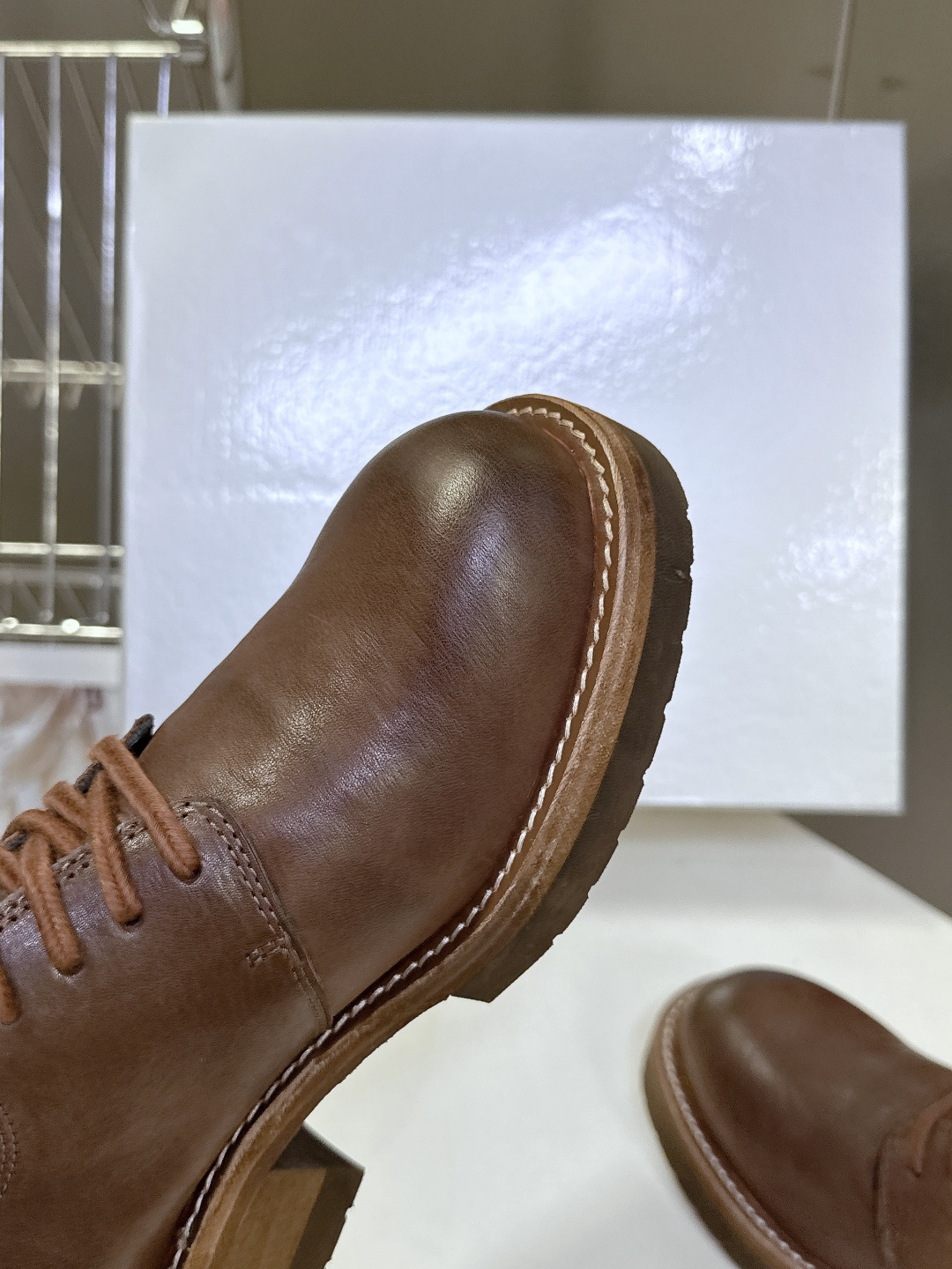 SMFK潮牌十字架秋冬最新款水洗皮鞋 牛仔靴 短靴超多明星网红种草 简约的设计 十字架logo点缀 品牌