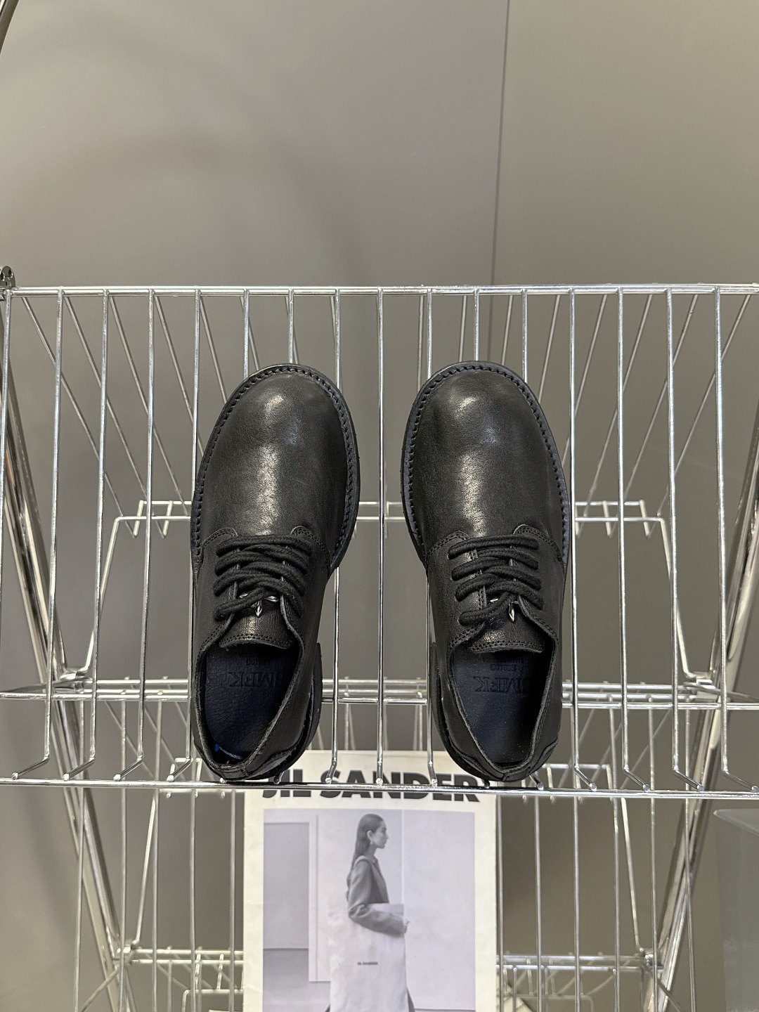 SMFK潮牌十字架秋冬最新款水洗皮鞋 牛仔靴 短靴超多明星网红种草 简约的设计 十字架logo点缀 品牌