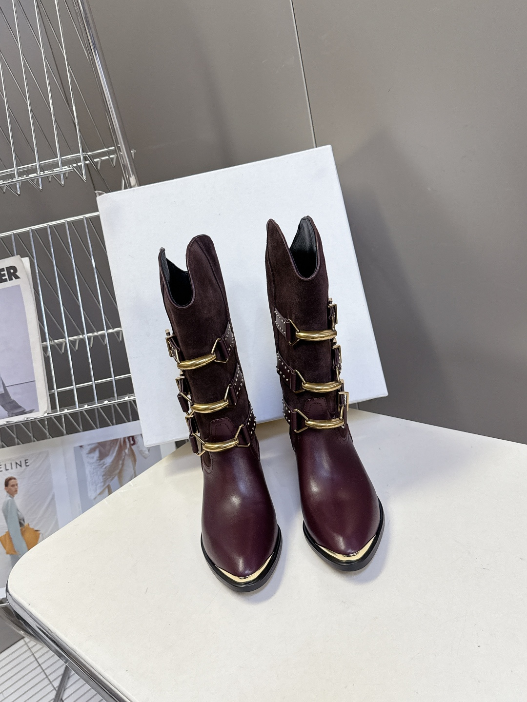 伊莎贝尔Isabel Marant秋冬走秀款西部牛仔靴 一年四季都可以穿的靴子来了，一双封神的复古靴 简