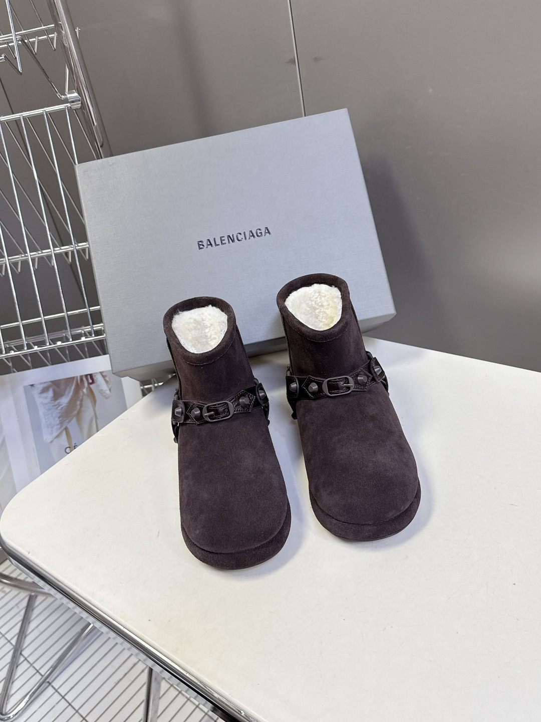 BALENCIAGA巴黎世家秋冬最新款滑雪系列 雪地靴 超多明星网红种草 细节完美复刻 设计师推出探索时