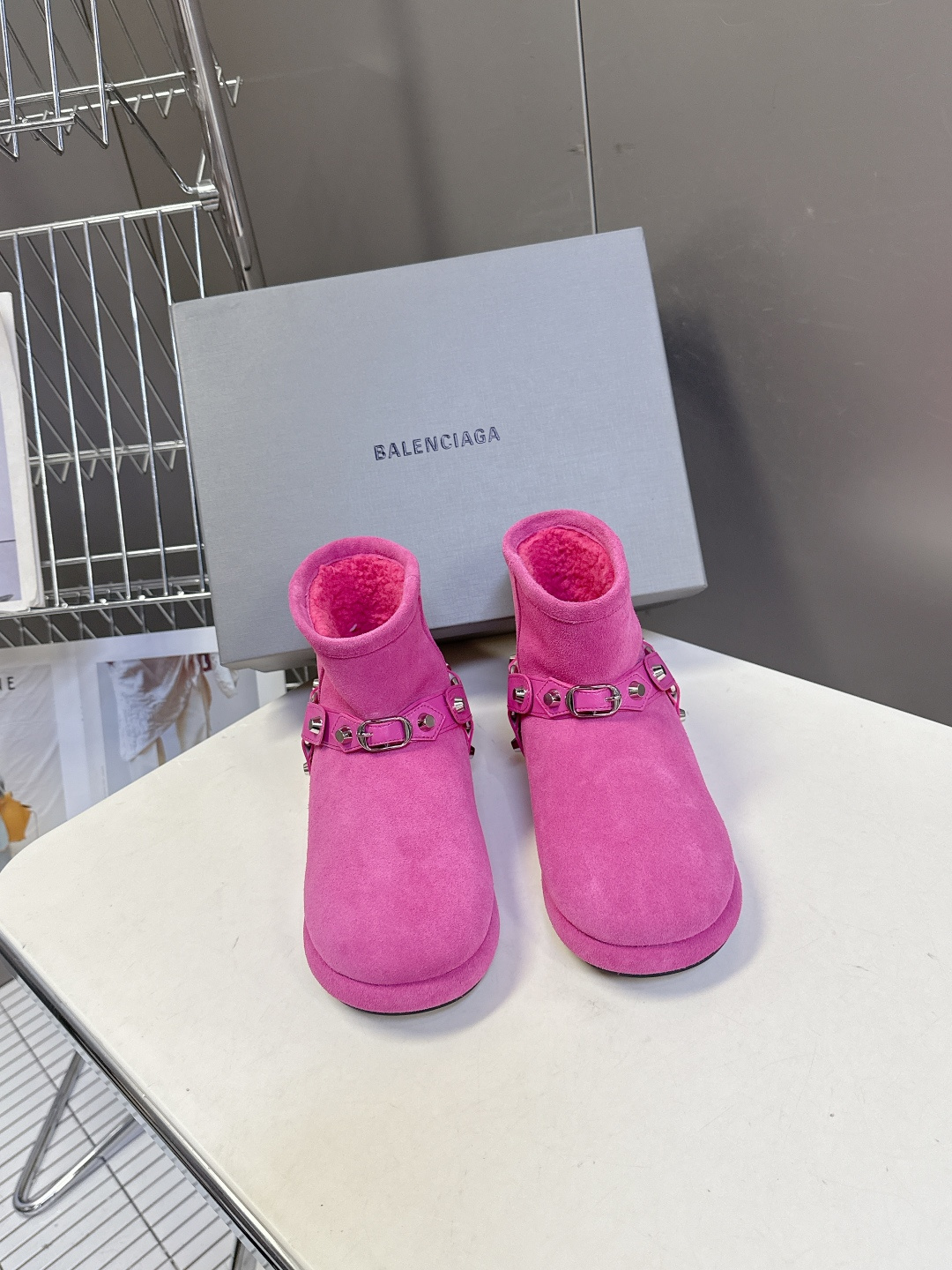 BALENCIAGA巴黎世家秋冬最新款滑雪系列 雪地靴 超多明星网红种草 细节完美复刻 设计师推出探索时