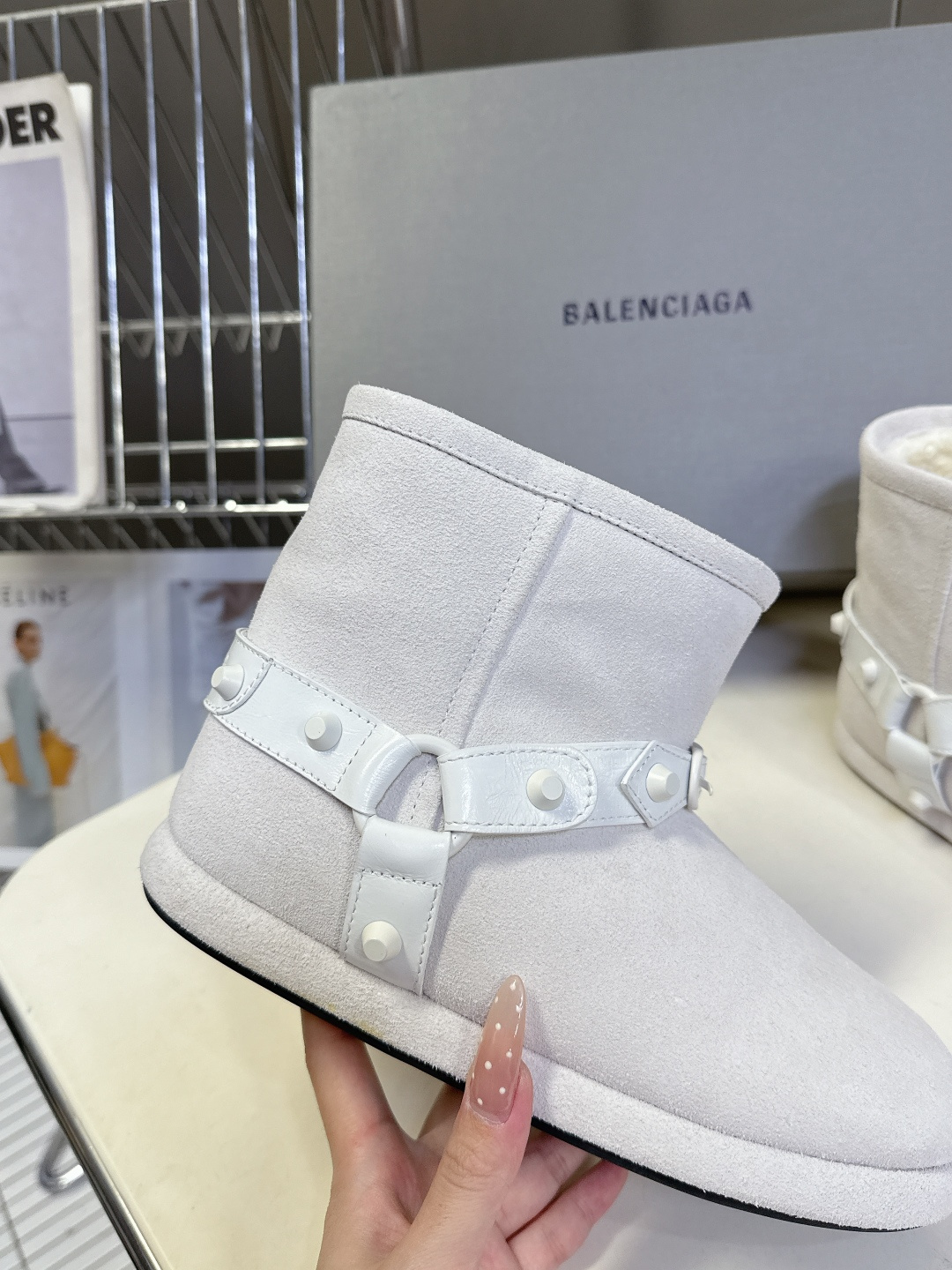 BALENCIAGA巴黎世家秋冬最新款滑雪系列 雪地靴 超多明星网红种草 细节完美复刻 设计师推出探索时