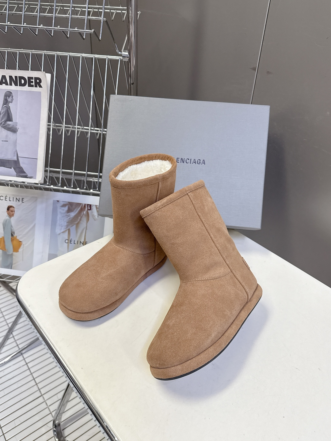 BALENCIAGA巴黎世家秋冬最新款滑雪系列 雪地靴 超多明星网红种草 细节完美复刻 设计师推出探索时