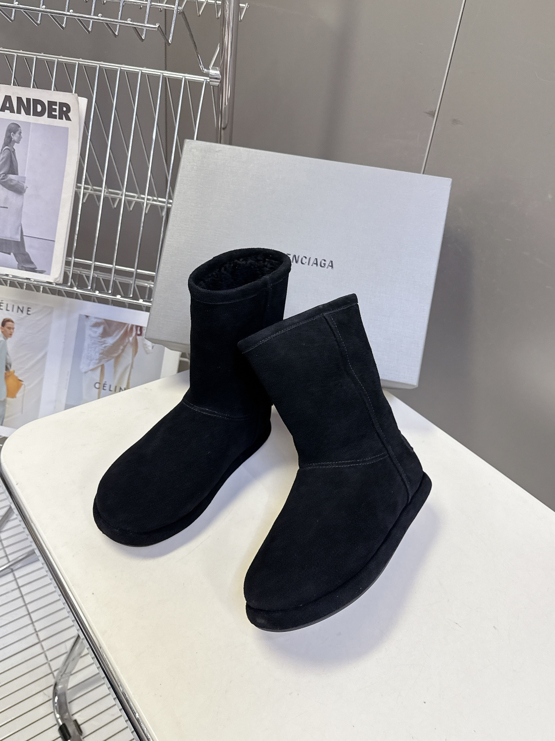 BALENCIAGA巴黎世家秋冬最新款滑雪系列 雪地靴 超多明星网红种草 细节完美复刻 设计师推出探索时