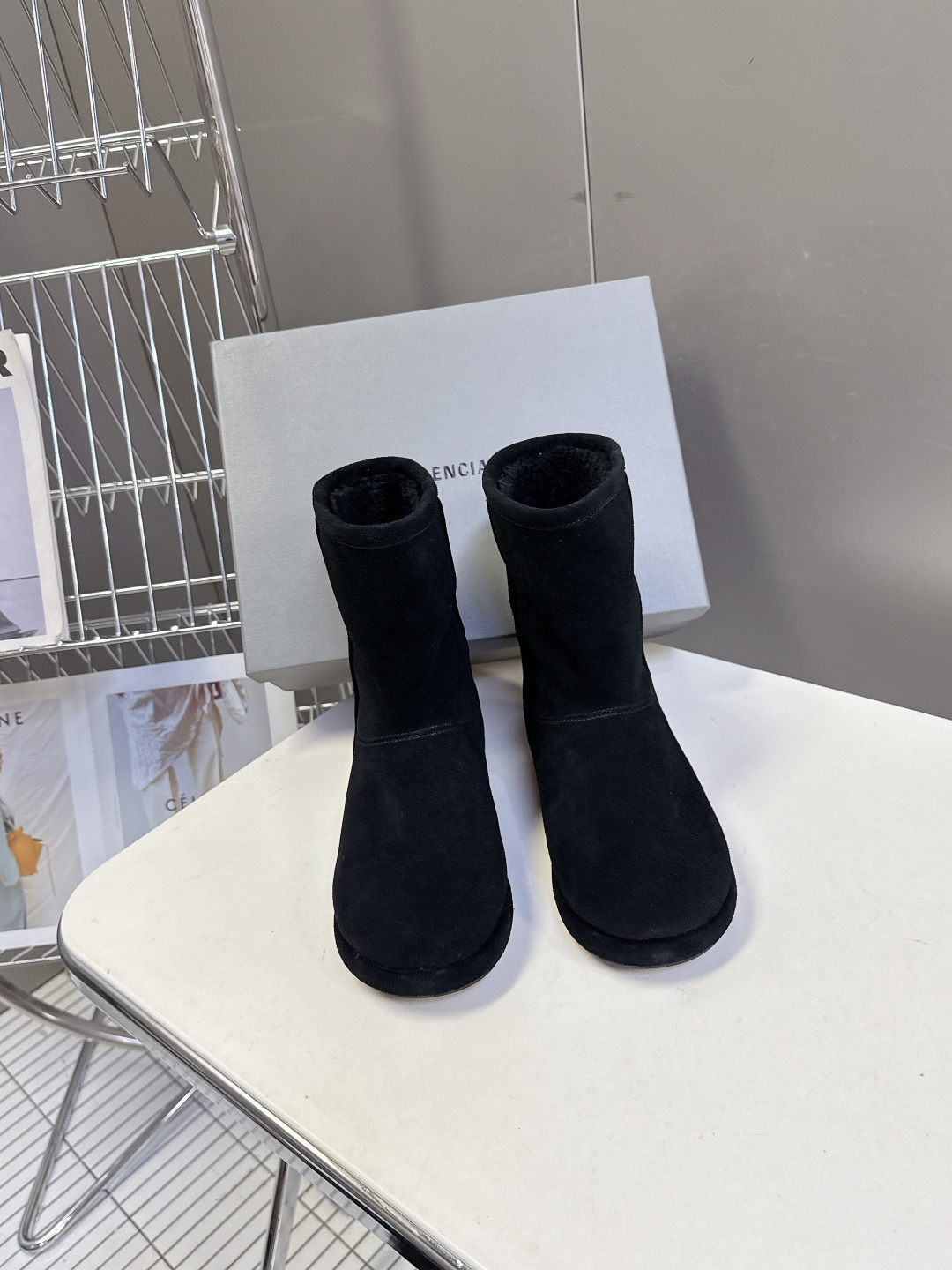 BALENCIAGA巴黎世家秋冬最新款滑雪系列 雪地靴 超多明星网红种草 细节完美复刻 设计师推出探索时