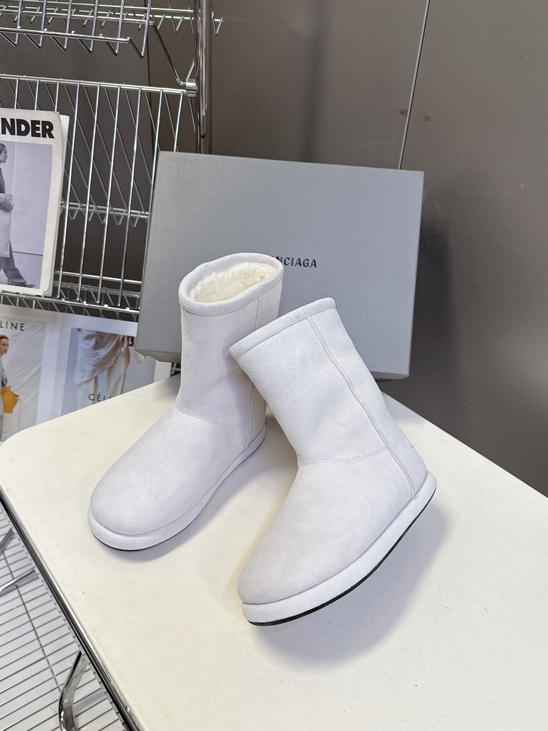 BALENCIAGA巴黎世家秋冬最新款滑雪系列 雪地靴 超多明星网红种草 细节完美复刻 设计师推出探索时