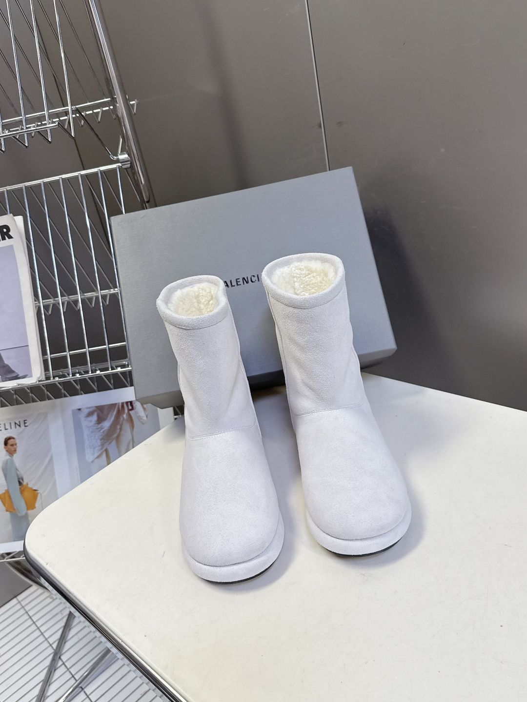 BALENCIAGA巴黎世家秋冬最新款滑雪系列 雪地靴 超多明星网红种草 细节完美复刻 设计师推出探索时