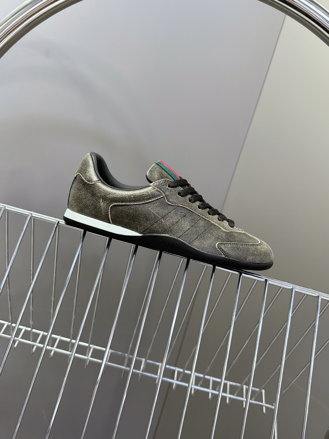 男装➕10 Gucci古驰Shift系列情侣款运动鞋系带休闲德训鞋超多明星网红种草 Gucci Shif