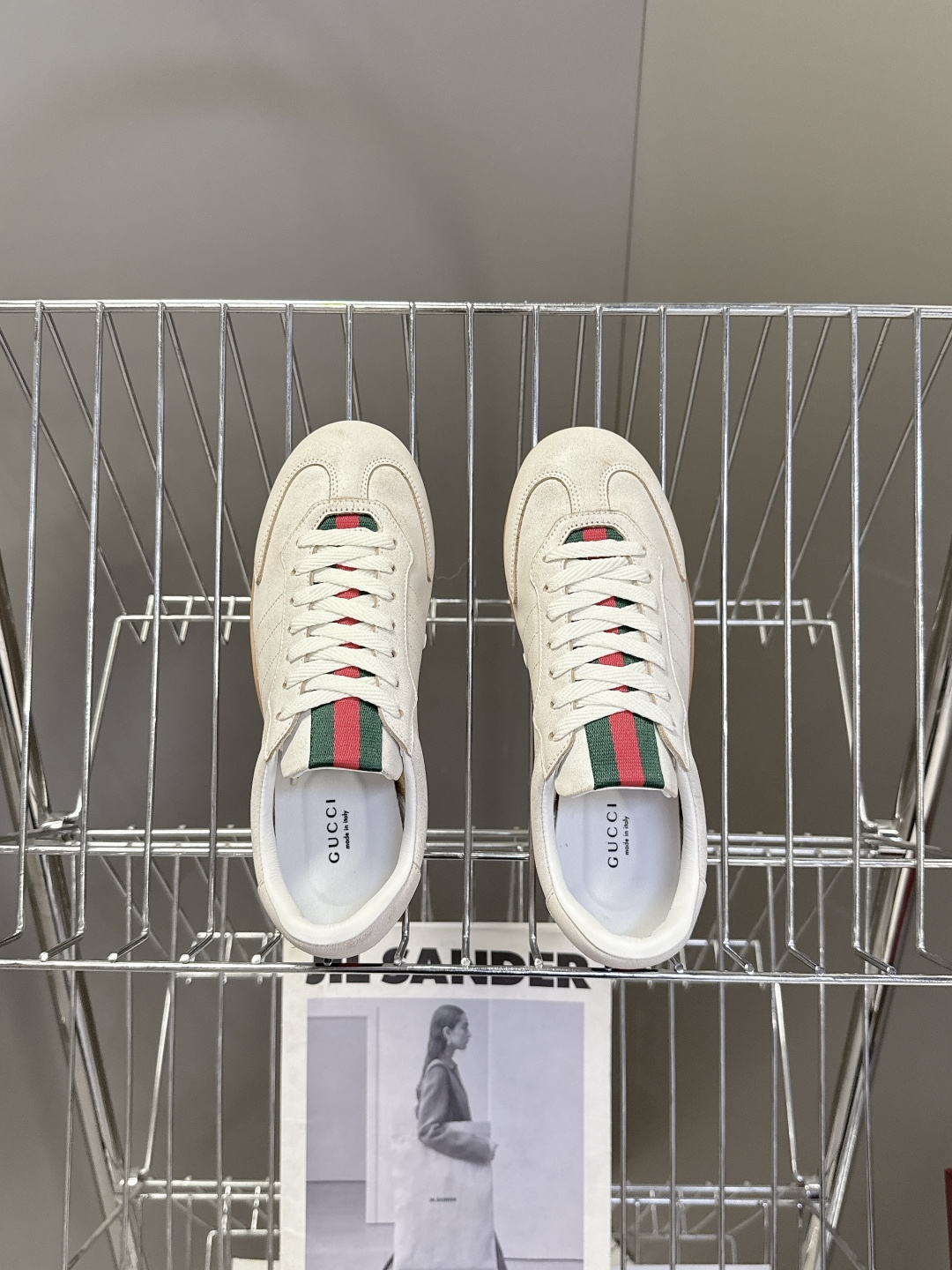 男装➕10 Gucci古驰Shift系列情侣款运动鞋系带休闲德训鞋超多明星网红种草 Gucci Shif