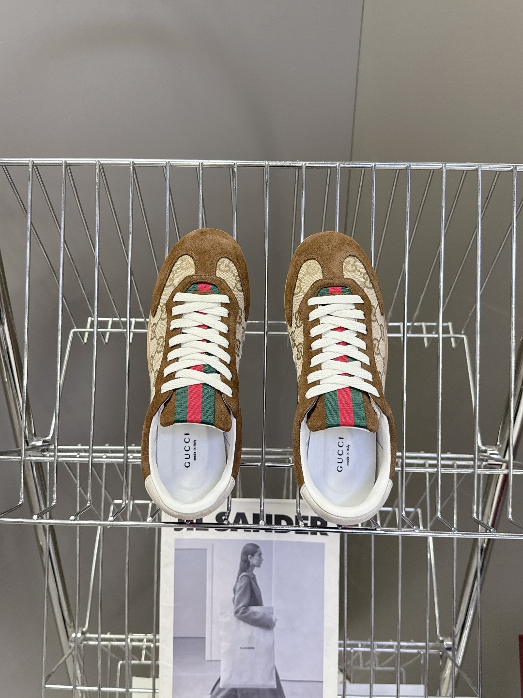 男装➕10 Gucci古驰Shift系列情侣款运动鞋系带休闲德训鞋超多明星网红种草 Gucci Shif