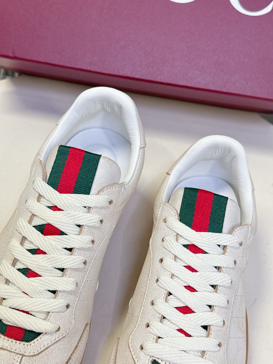 男装➕10 Gucci古驰Shift系列情侣款运动鞋系带休闲德训鞋超多明星网红种草 Gucci Shif