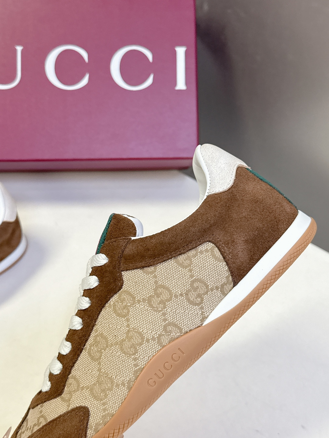 男装➕10 Gucci古驰Shift系列情侣款运动鞋系带休闲德训鞋超多明星网红种草 Gucci Shif